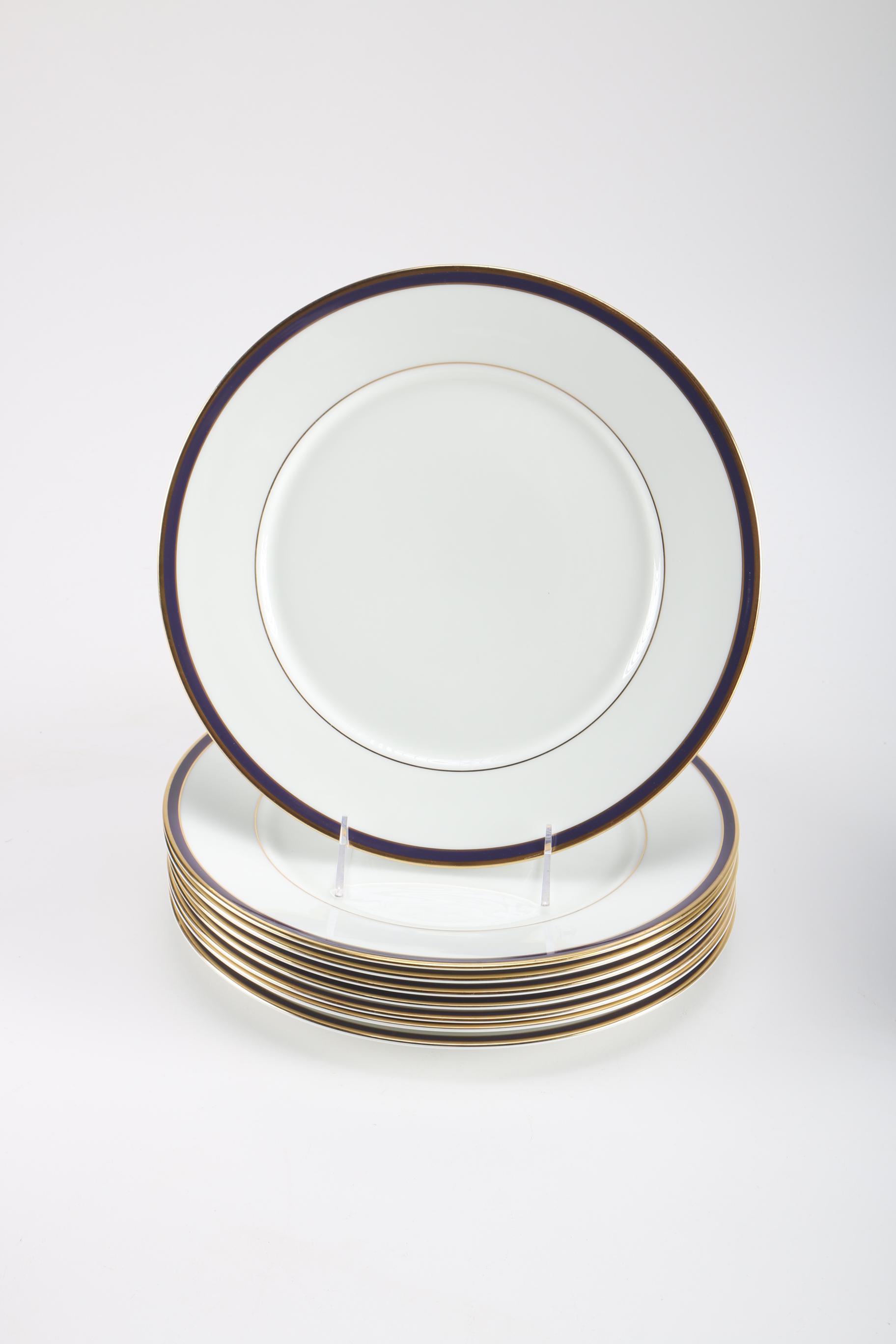 Set of Lenox "Annapolis Blue" Bone China