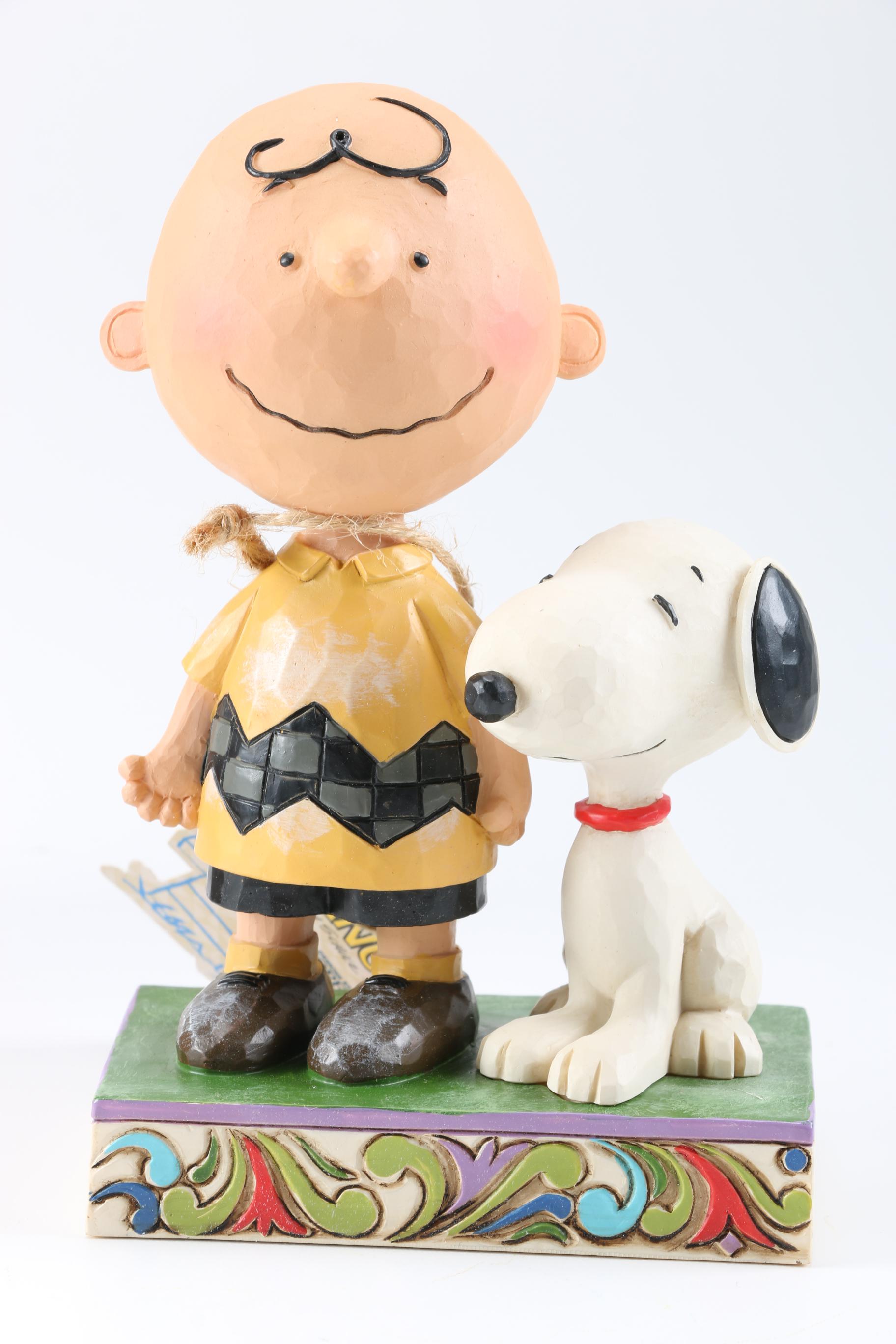Peanuts Halloween Figurines Including Charlie Brown and Snoopy