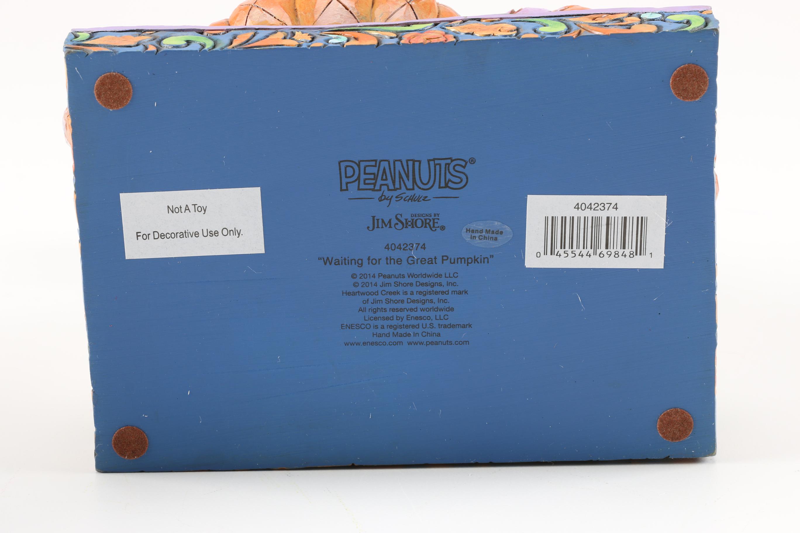 Peanuts Halloween Figurines Including Charlie Brown and Snoopy