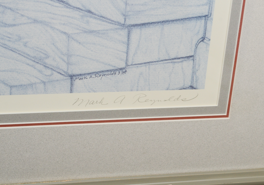 Mark Reynolds Limited Edition Offset Lithograph "Neighborhood Street Scene"