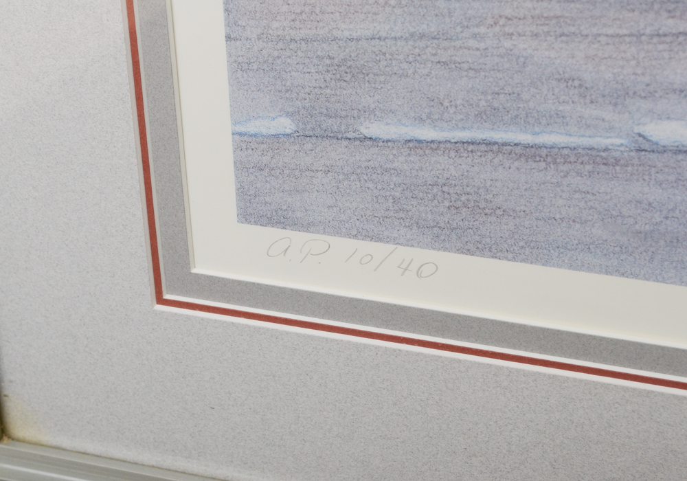 Mark Reynolds Limited Edition Offset Lithograph "Neighborhood Street Scene"