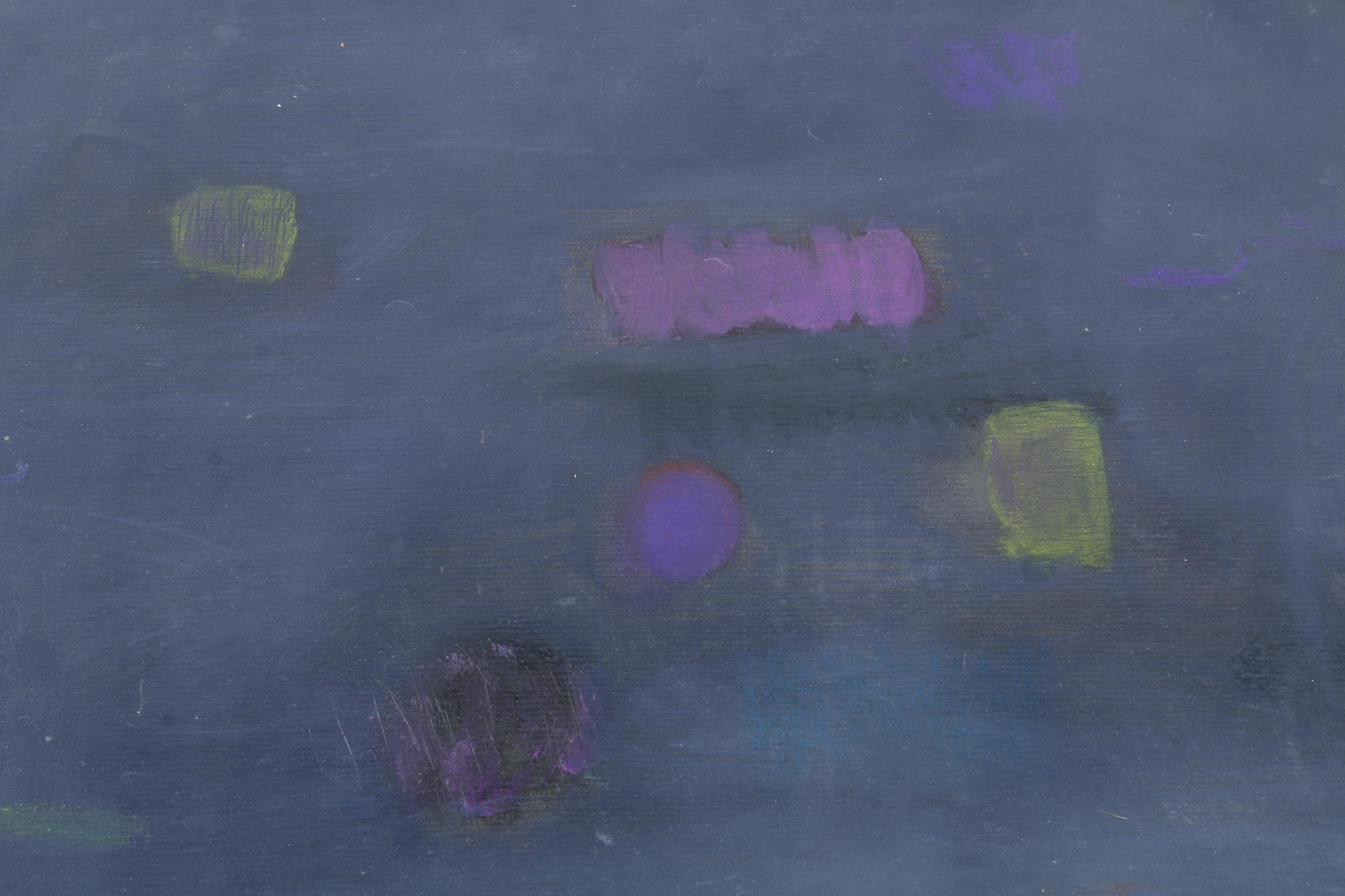 F. Bronner Acrylic on Paper and Oil on Board With Additional Painting