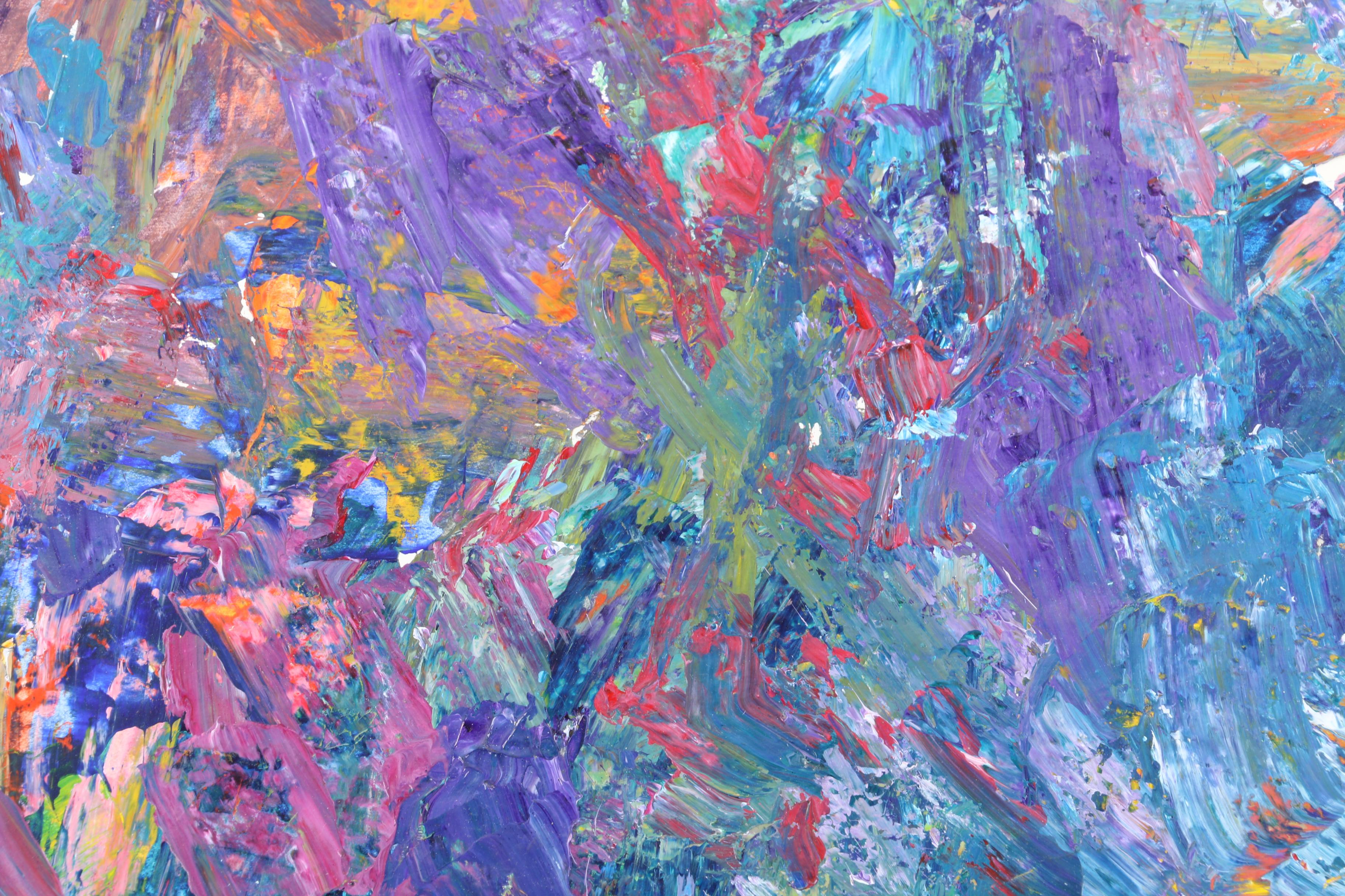 F. Bronner Acrylic on Paper and Oil on Board With Additional Painting