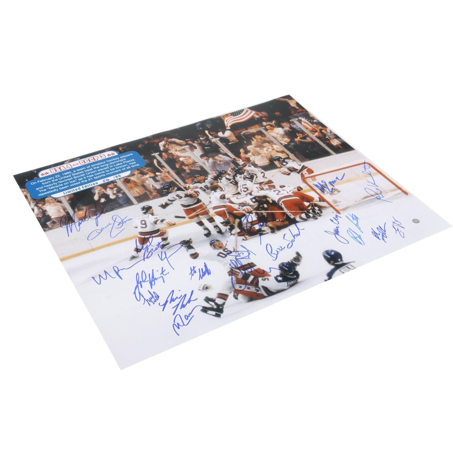 Autographed "Miracle on Ice" Photo