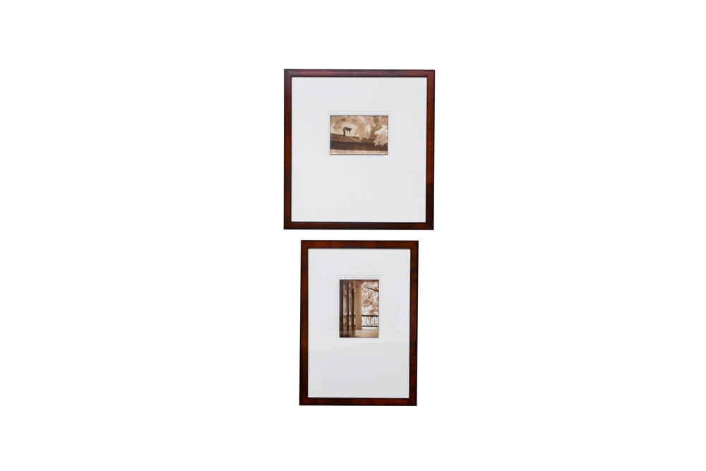 Pair of Artist Signed Architectural Photographs
