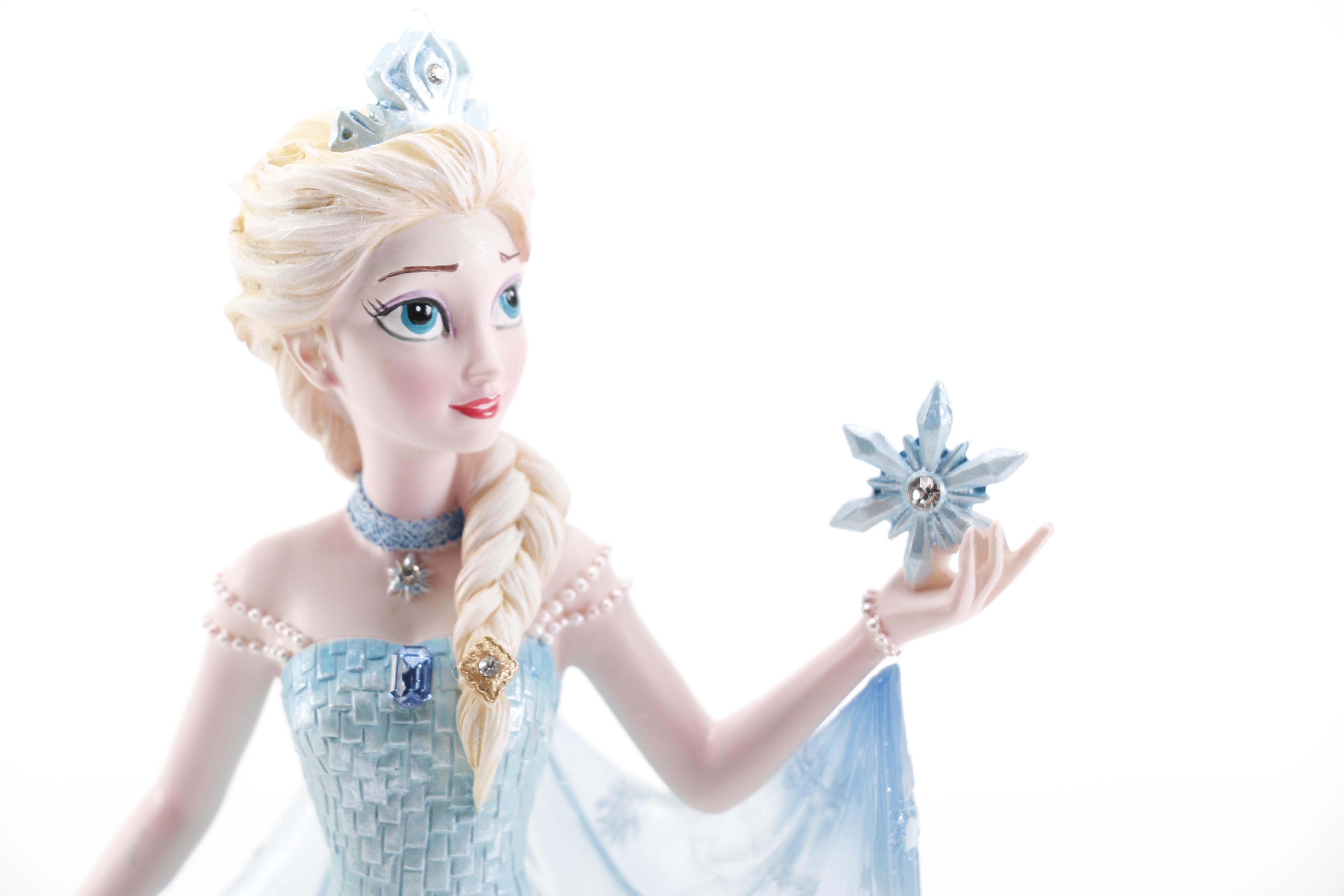 Maleficent and Elsa Disney Figurines