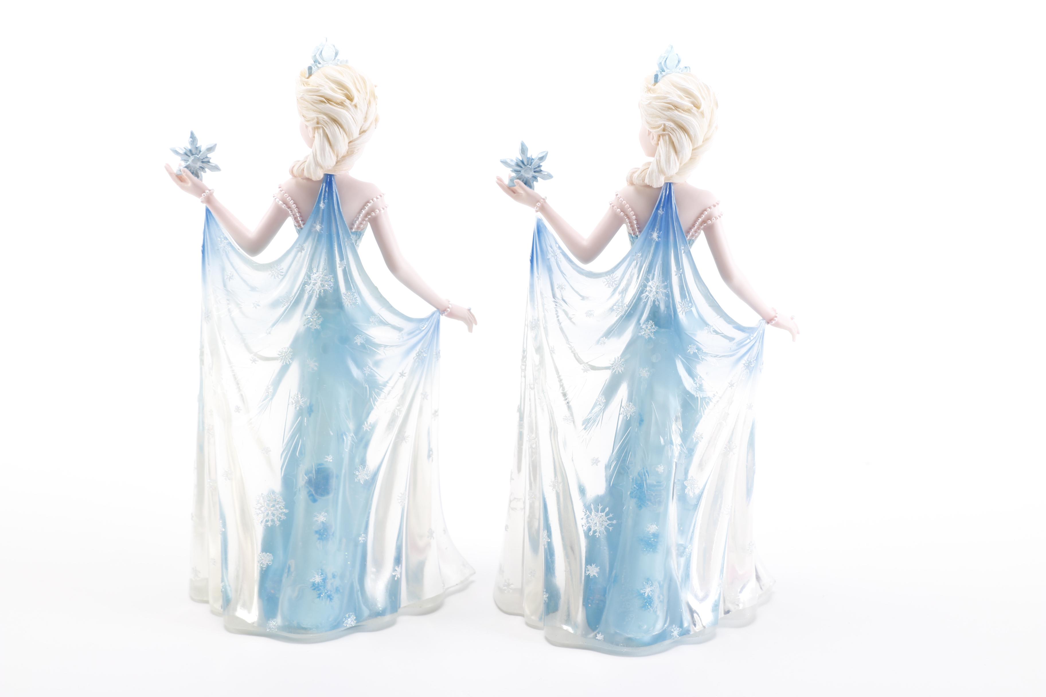 Maleficent and Elsa Disney Figurines