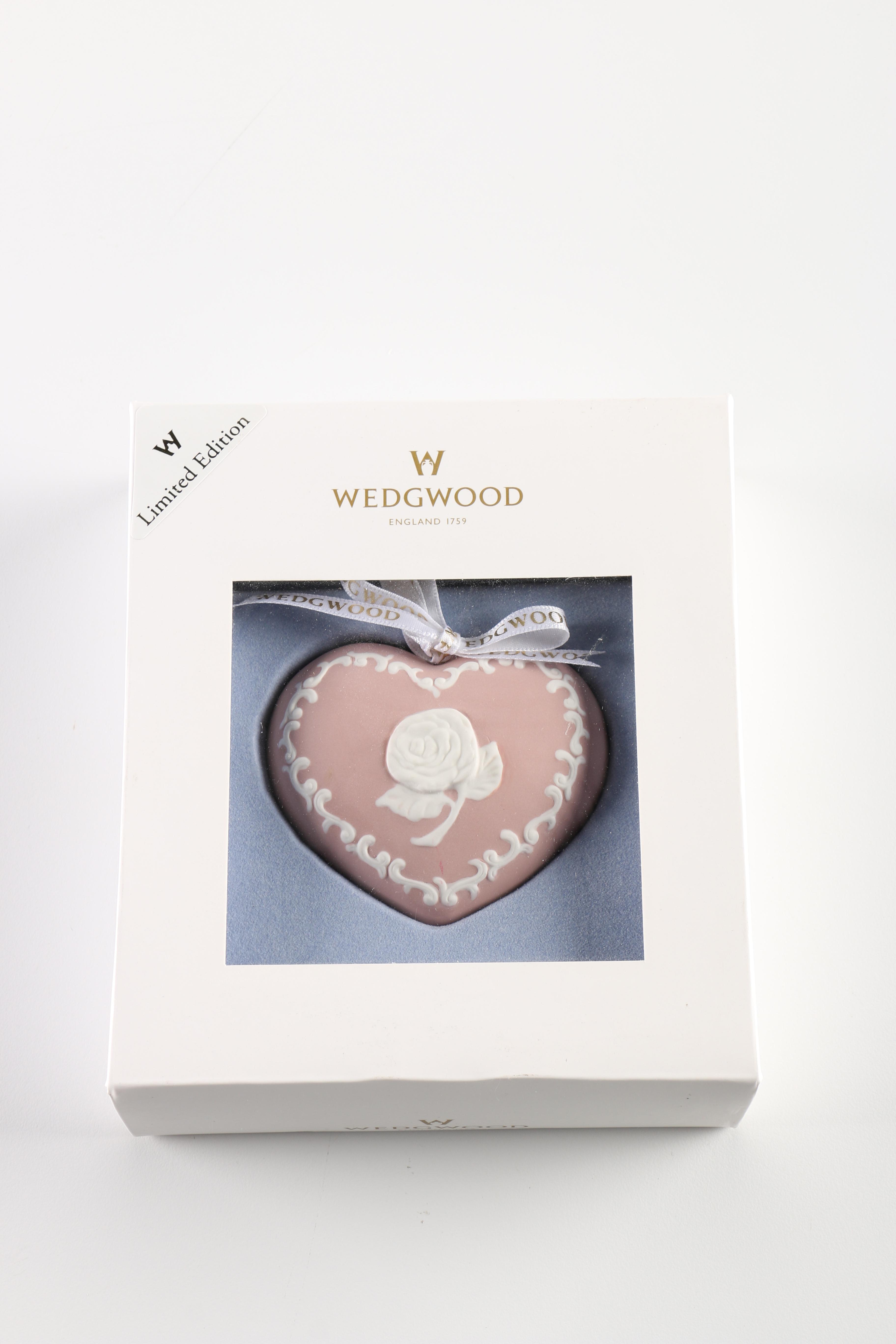 Wedgwood and Waterford Ornaments