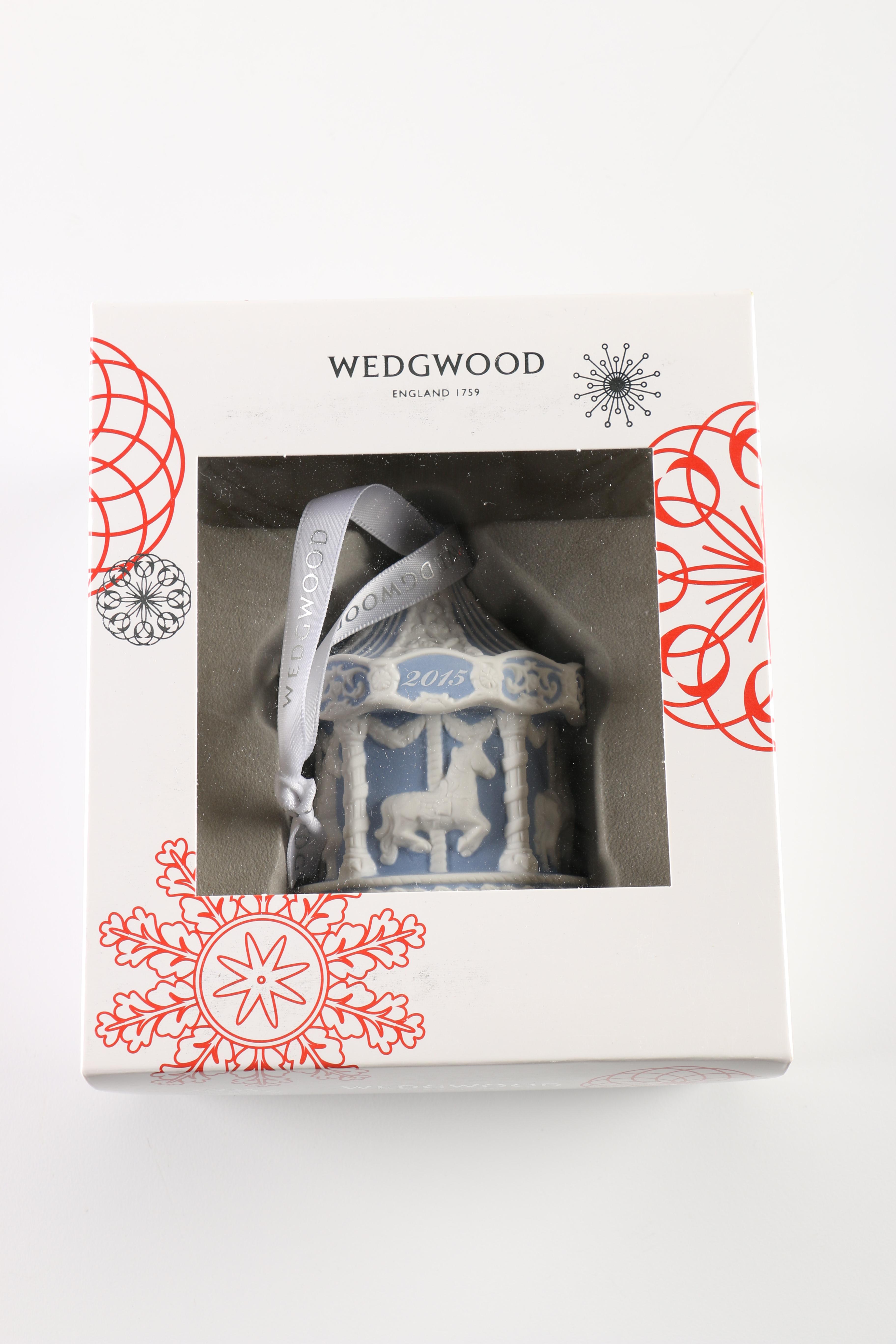 Wedgwood and Waterford Ornaments