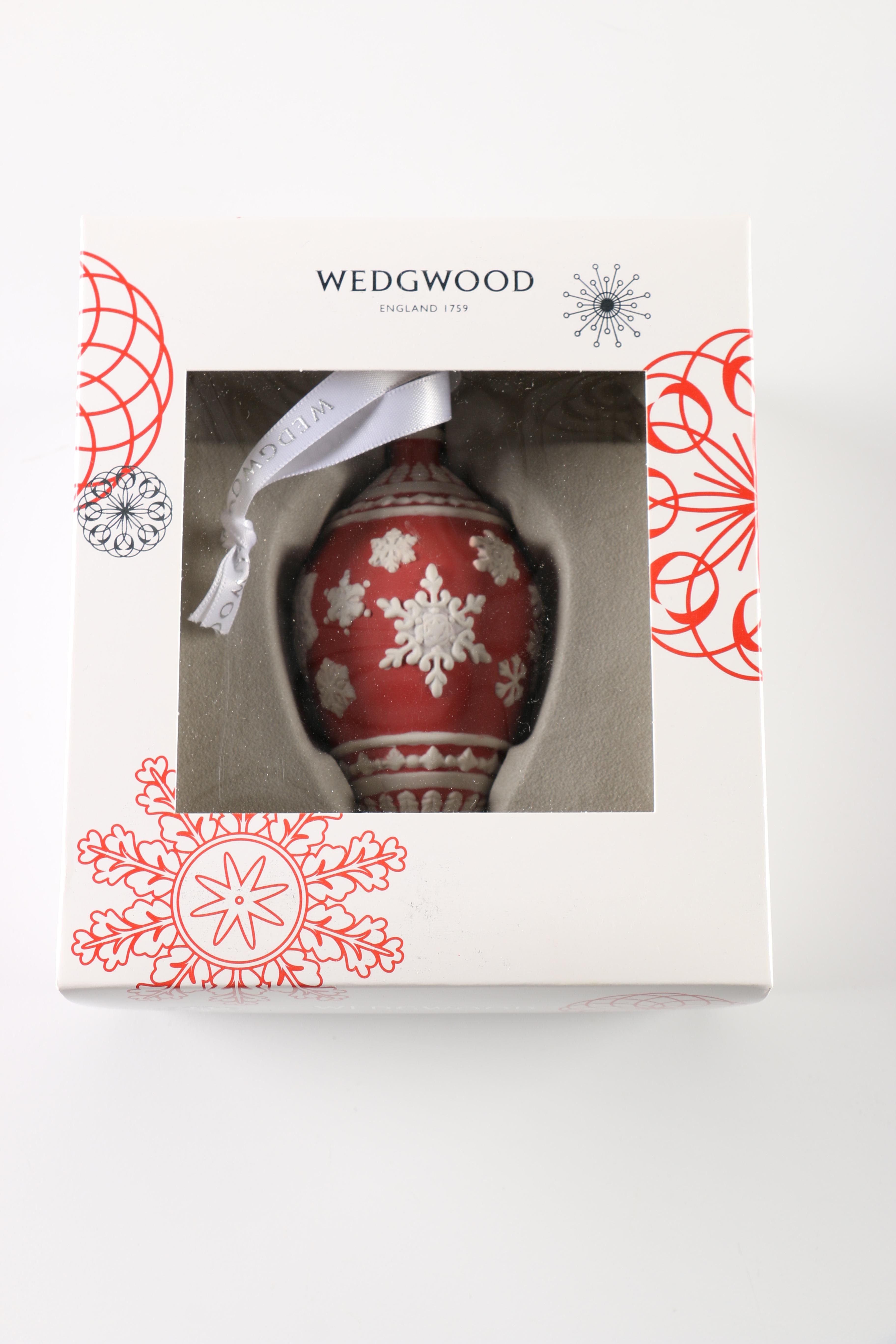 Wedgwood and Waterford Ornaments