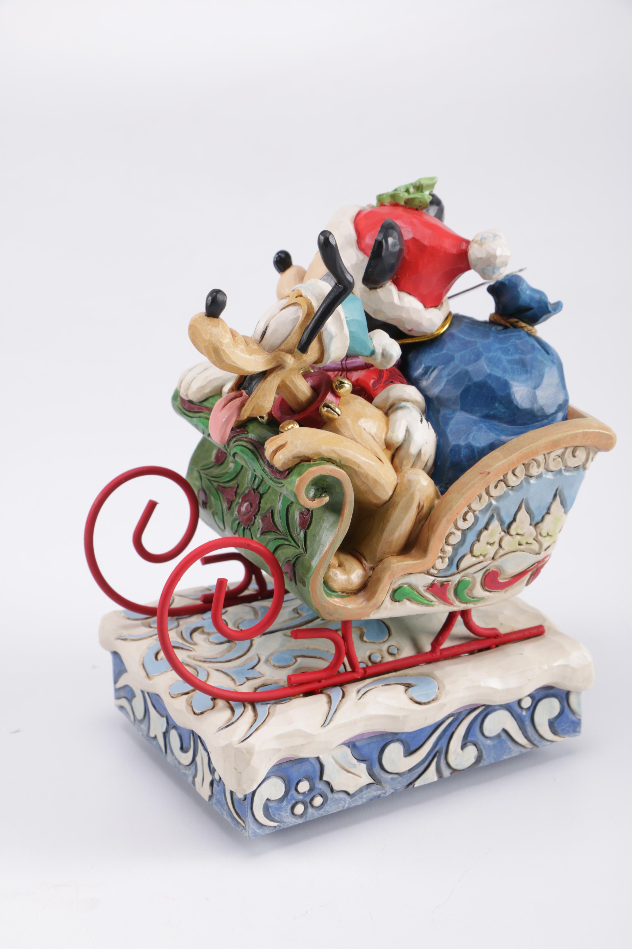 Disney Figurines Featuring 65th Anniversary and Holiday Music Box