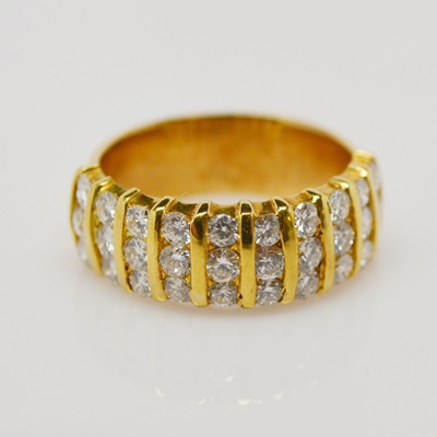 18K Yellow Gold 1.20 CTW Diamond Ring