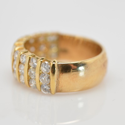 18K Yellow Gold 1.20 CTW Diamond Ring