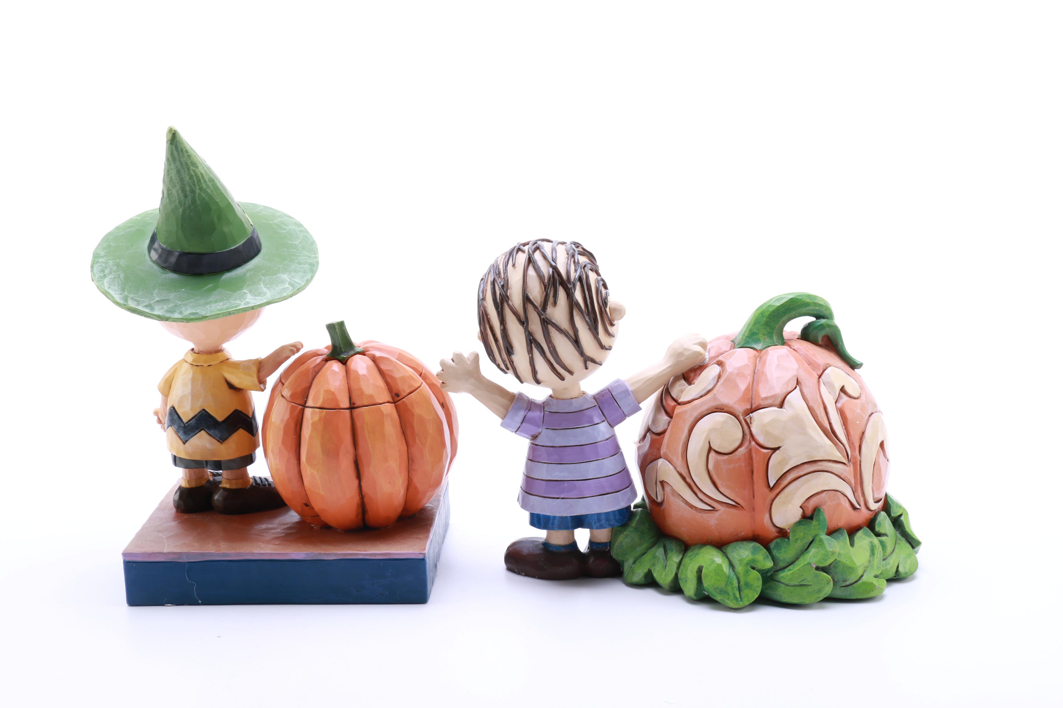 Peanuts Porcelain Figurines Including "Charlie Brown" By Jim Shore Designs