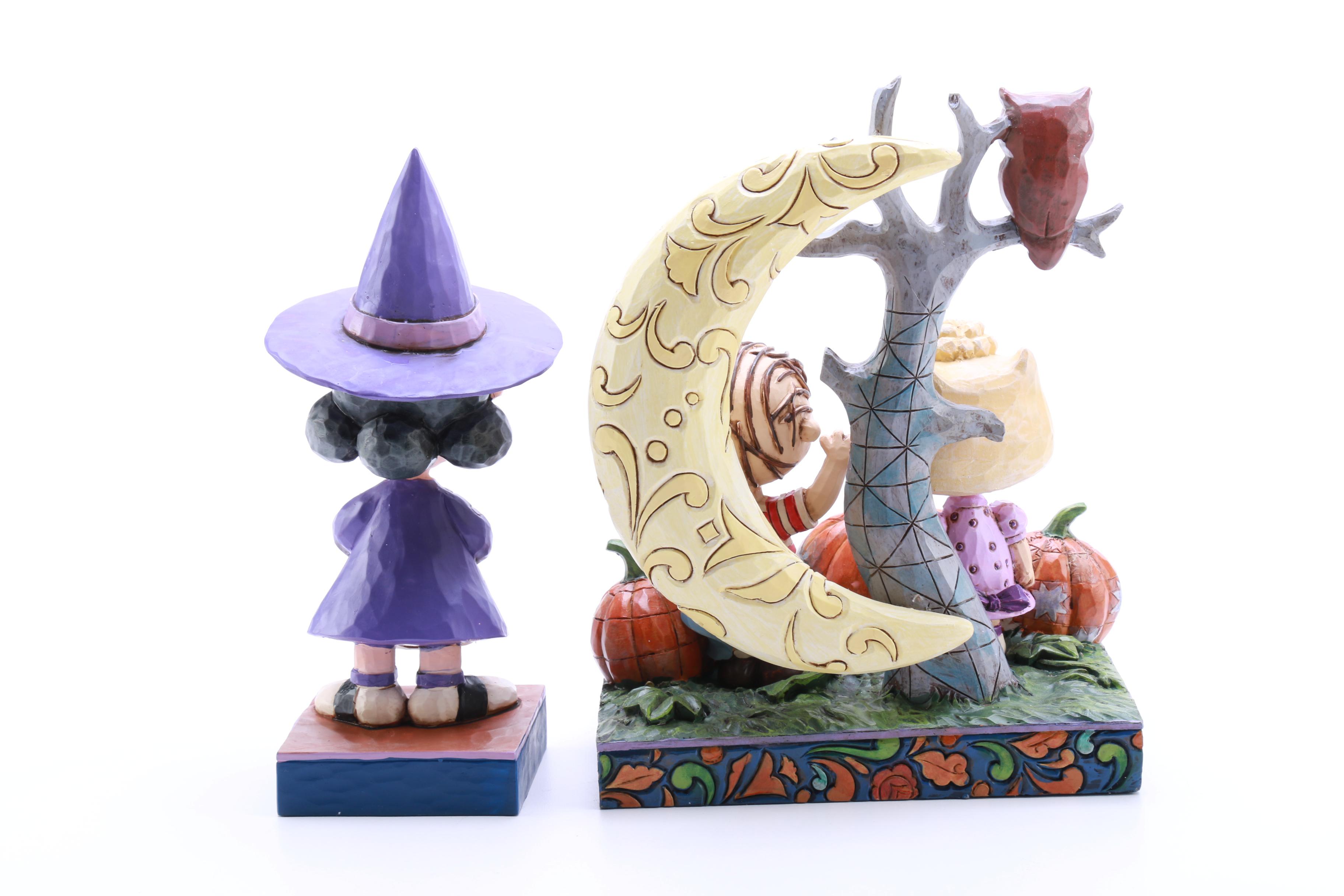 Peanuts Porcelain Figurines Including "Charlie Brown" By Jim Shore Designs