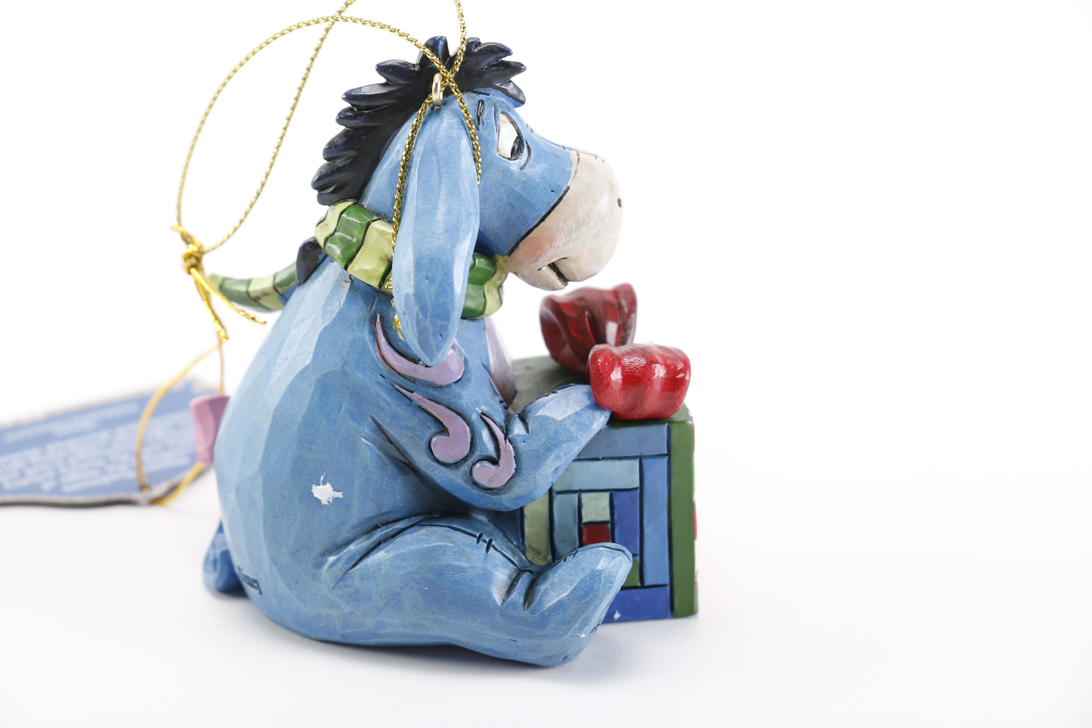 Christmas Tree Ornaments Including Pooh, Eeyore, and Tinkerbell
