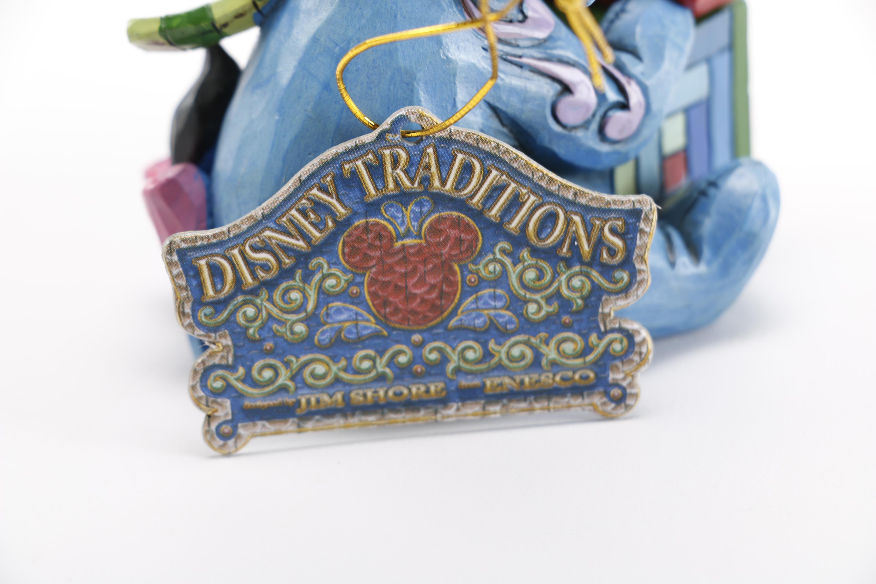 Christmas Tree Ornaments Including Pooh, Eeyore, and Tinkerbell