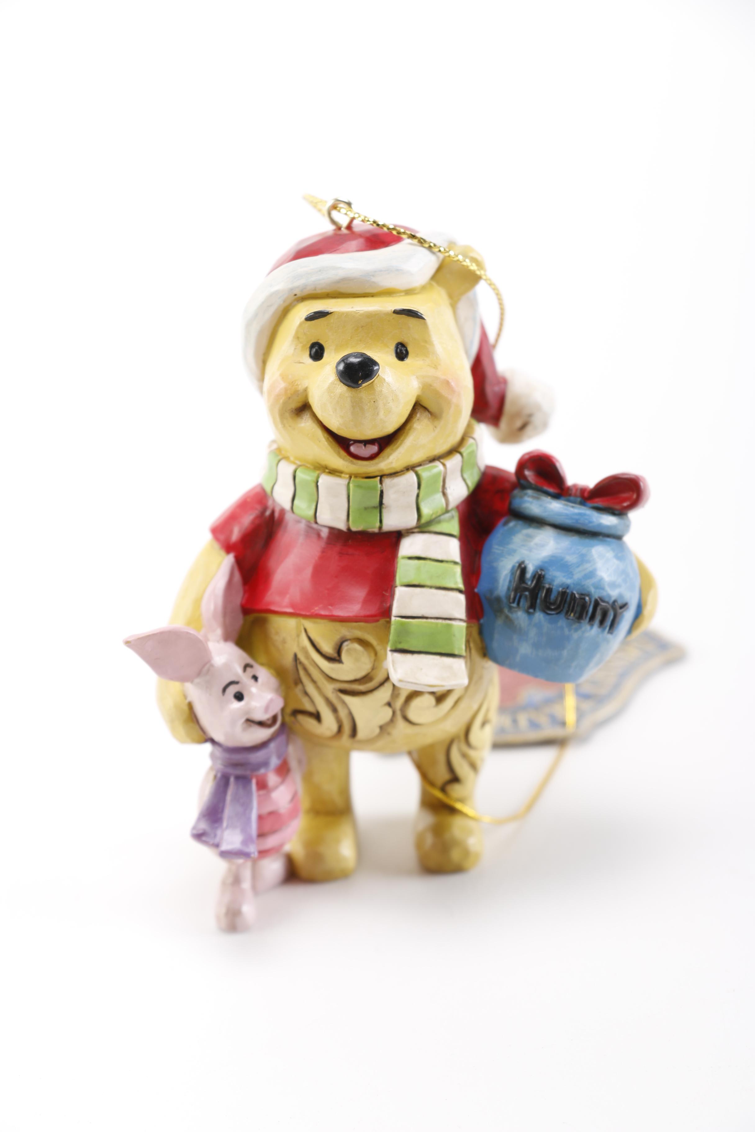 Christmas Tree Ornaments Including Pooh, Eeyore, and Tinkerbell