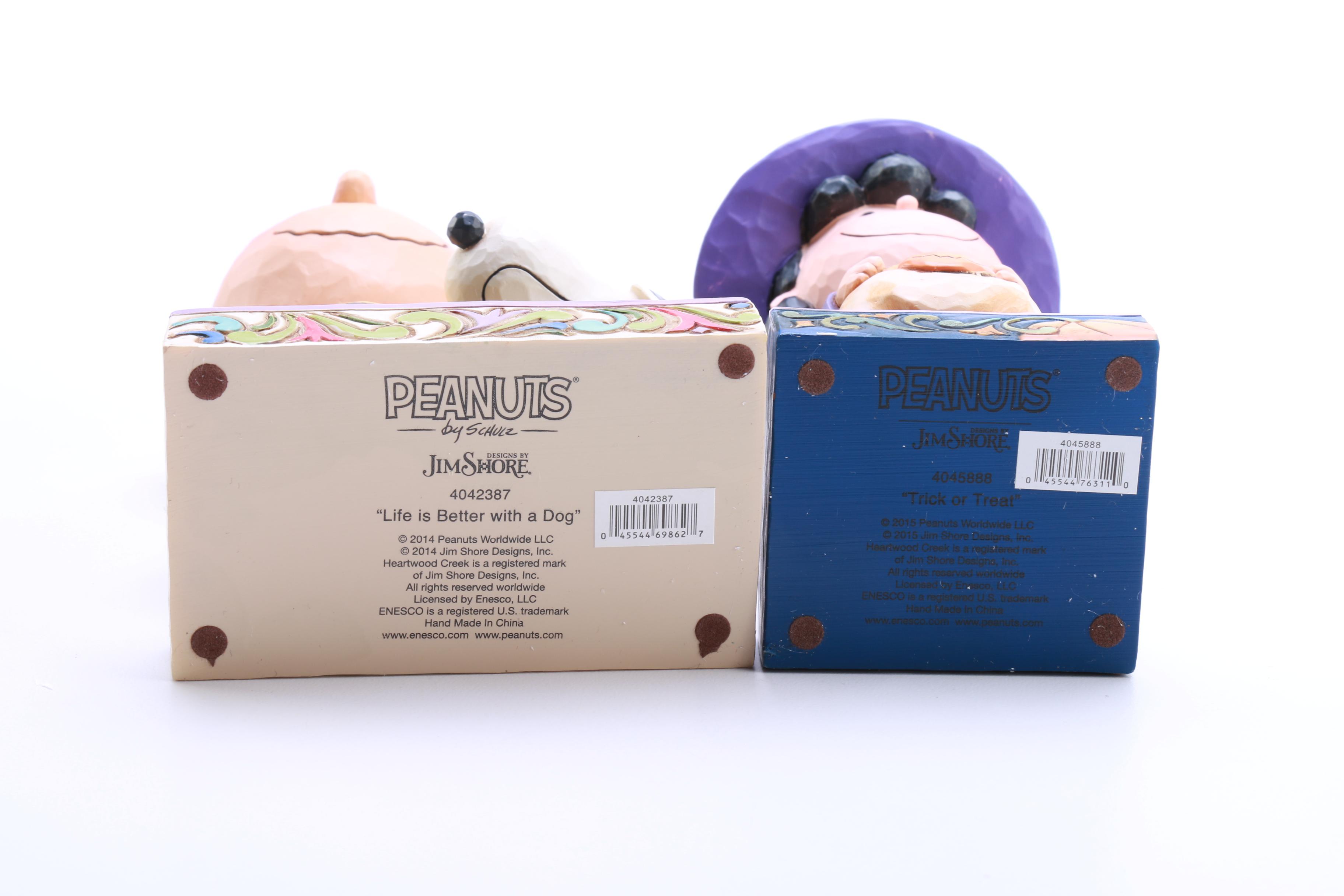 Peanuts Halloween Themed Figurines by Jim Shore.