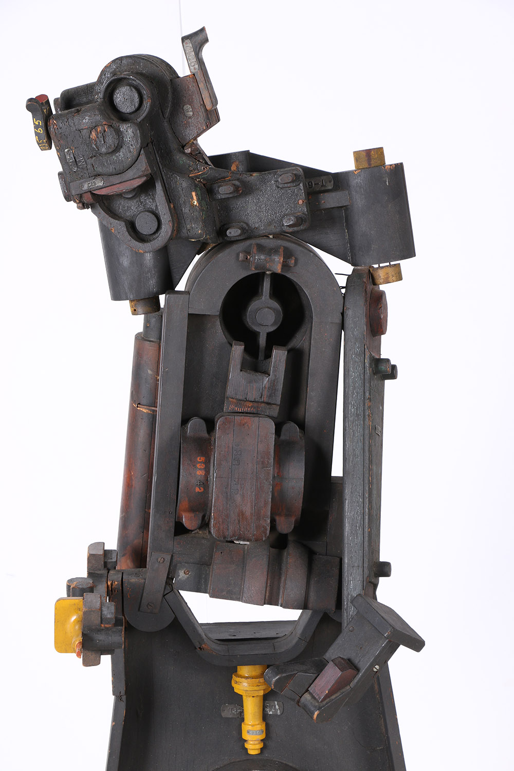 Monumental Constructivist Sculpture from Foundry Blocks