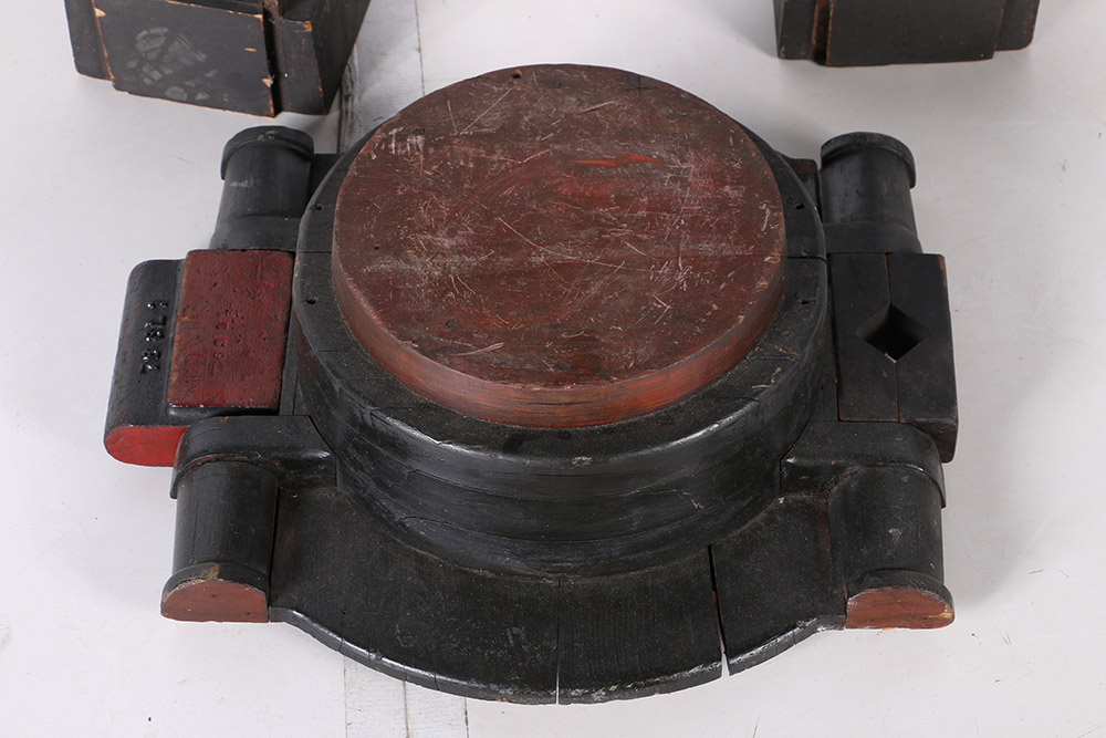 Monumental Constructivist Sculpture from Foundry Blocks