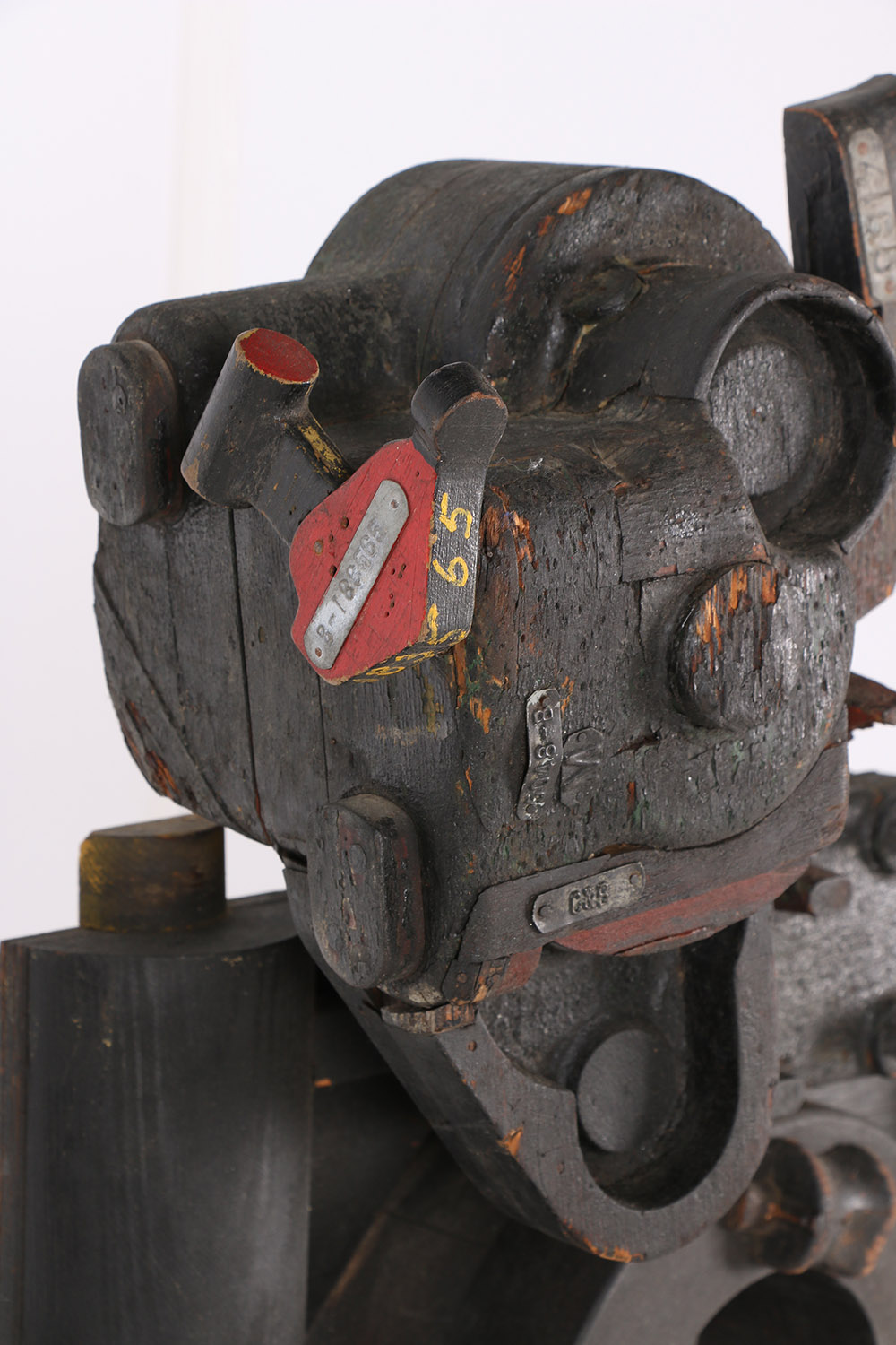 Monumental Constructivist Sculpture from Foundry Blocks