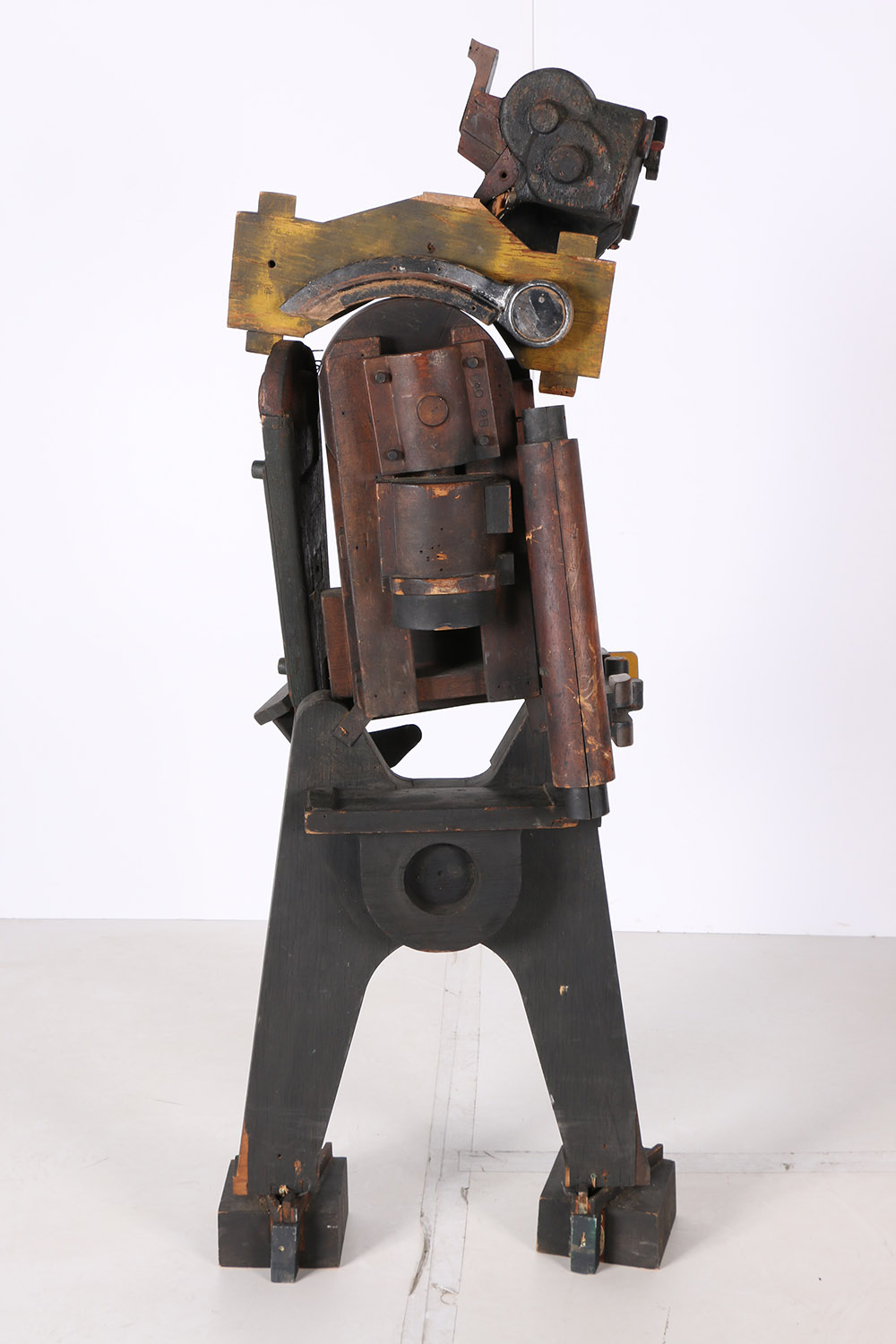 Monumental Constructivist Sculpture from Foundry Blocks