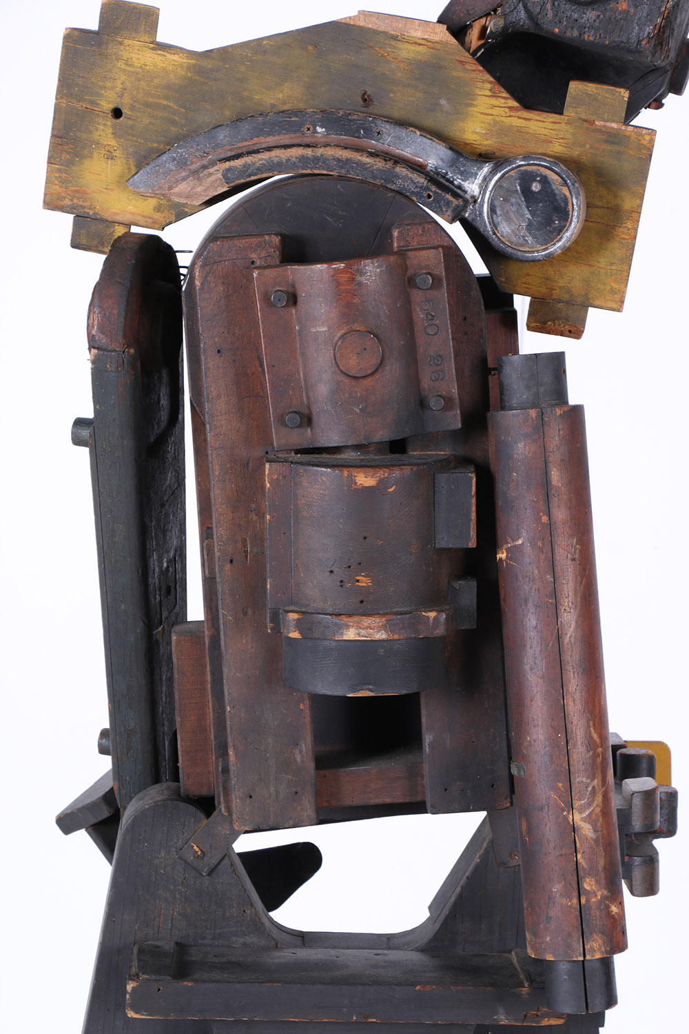 Monumental Constructivist Sculpture from Foundry Blocks