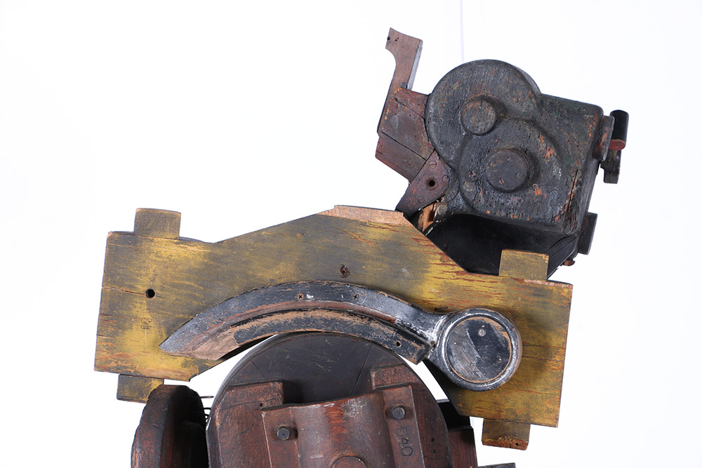 Monumental Constructivist Sculpture from Foundry Blocks