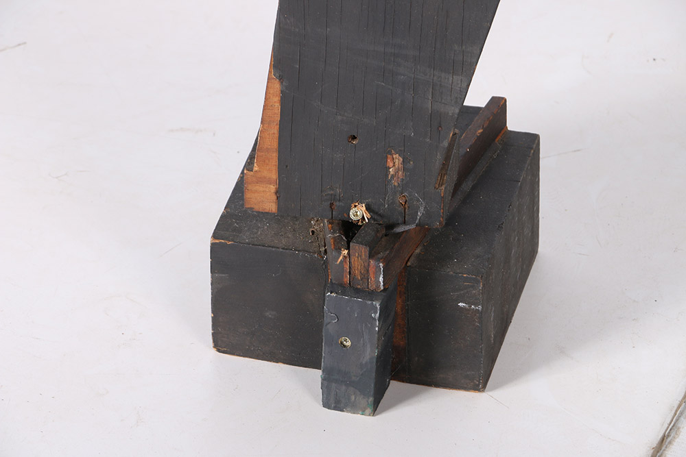 Monumental Constructivist Sculpture from Foundry Blocks