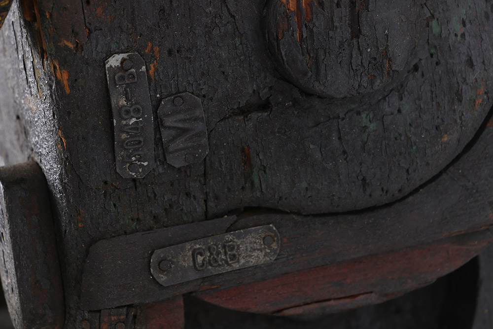 Monumental Constructivist Sculpture from Foundry Blocks