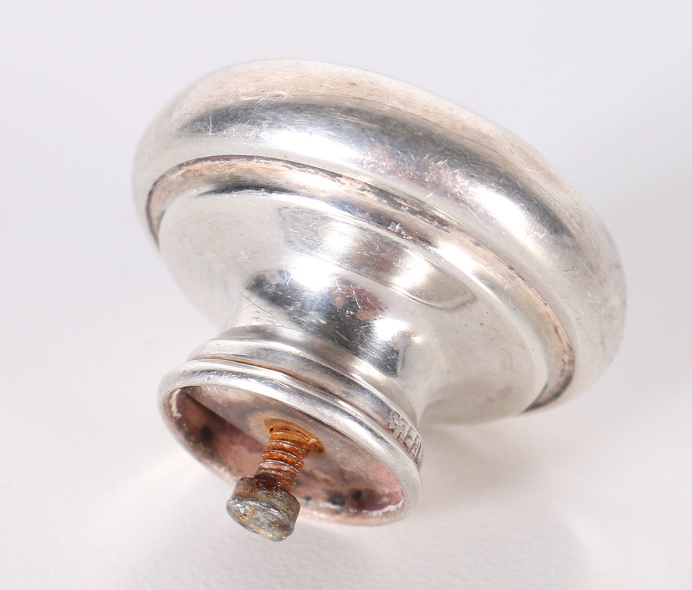 1905 Boots Pure Drug Co. Sterling Pendant Box and Other Sterling Items