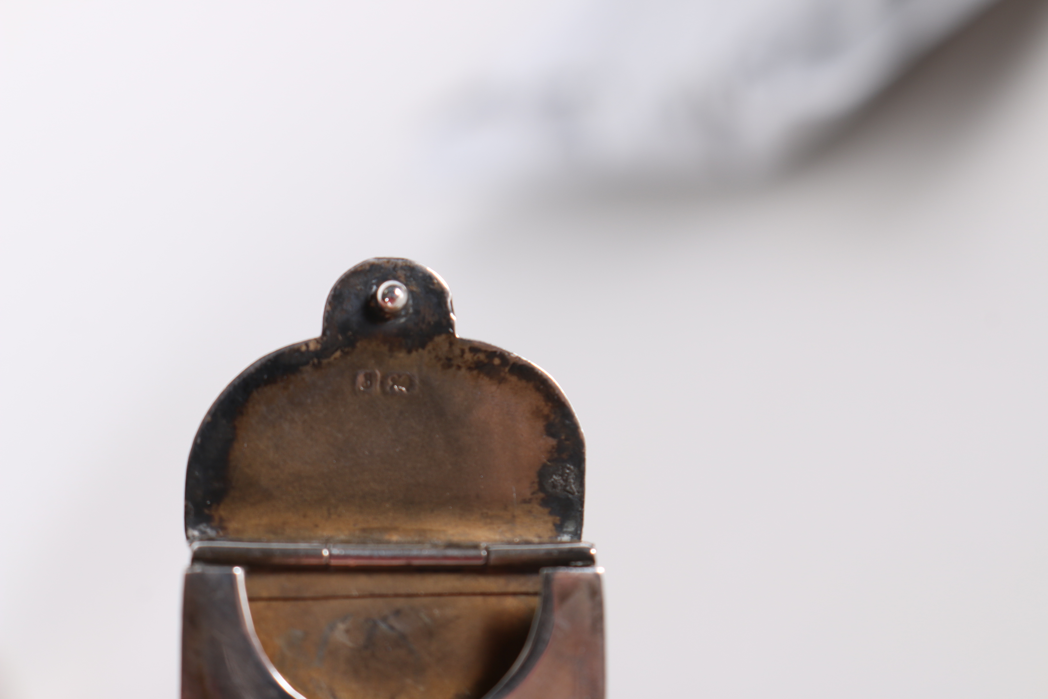 1905 Boots Pure Drug Co. Sterling Pendant Box and Other Sterling Items