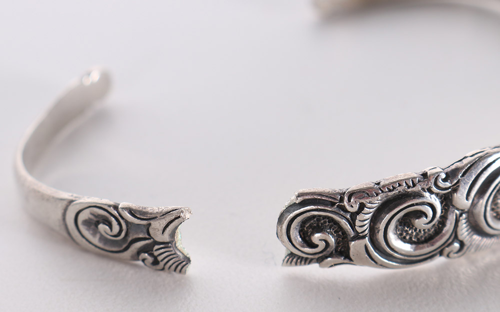 1905 Boots Pure Drug Co. Sterling Pendant Box and Other Sterling Items