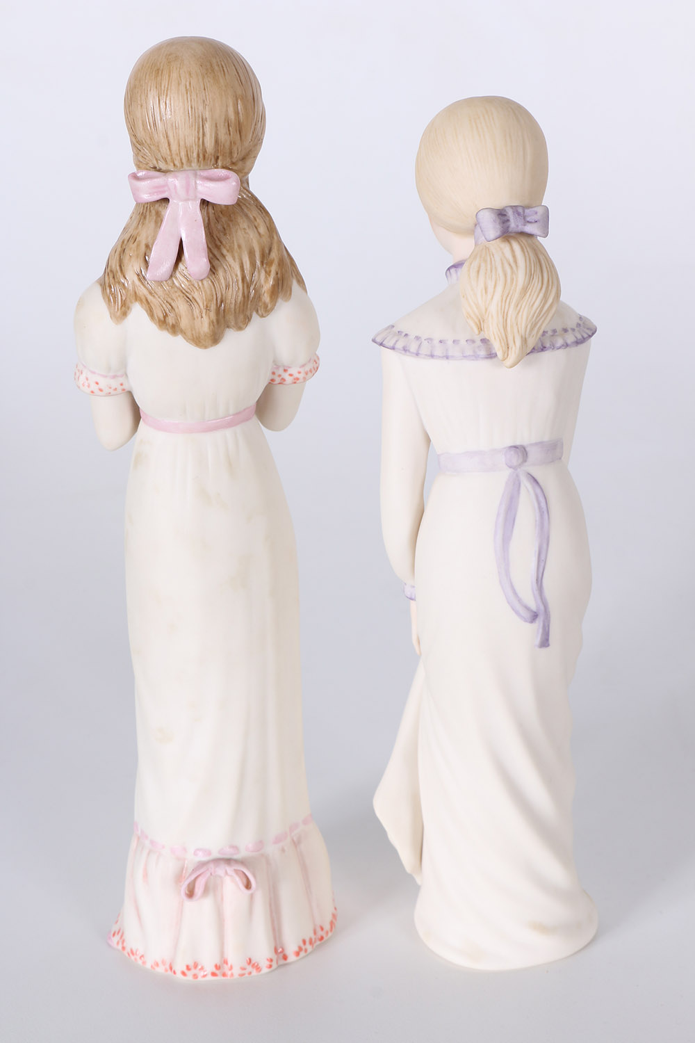 Cybis "Edith" and "Allegra" Porcelain Figurines