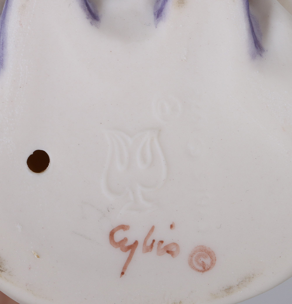 Cybis "Edith" and "Allegra" Porcelain Figurines