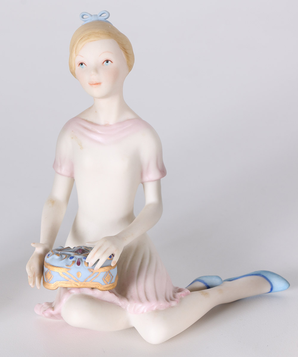 Cybis "Pandora", "Baby Owl" and "Duckling-Baby Brother" Porcelain Figurines