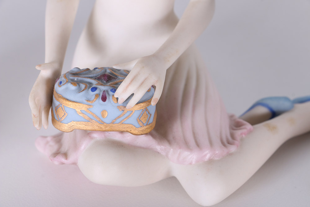 Cybis "Pandora", "Baby Owl" and "Duckling-Baby Brother" Porcelain Figurines