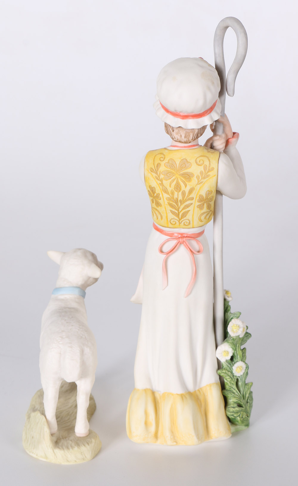 Cybis "Little Bo Peep" and "Lamb Mandy" Porcelain Figurines