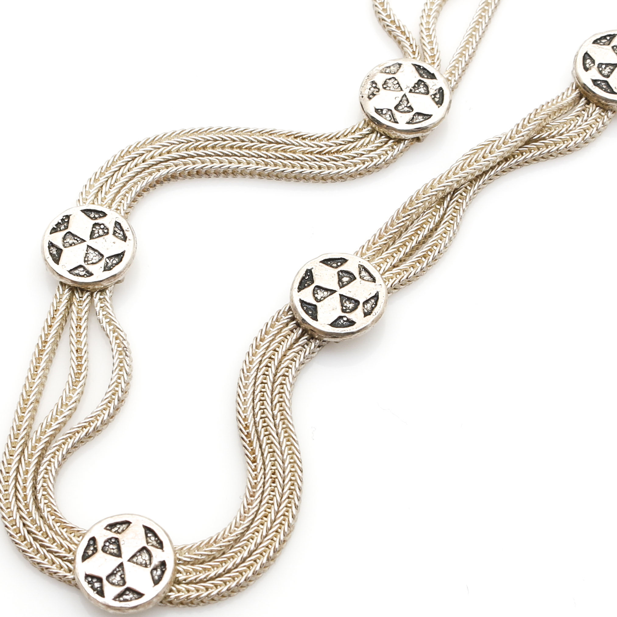 Sterling Silver Necklace and Bracelet Set