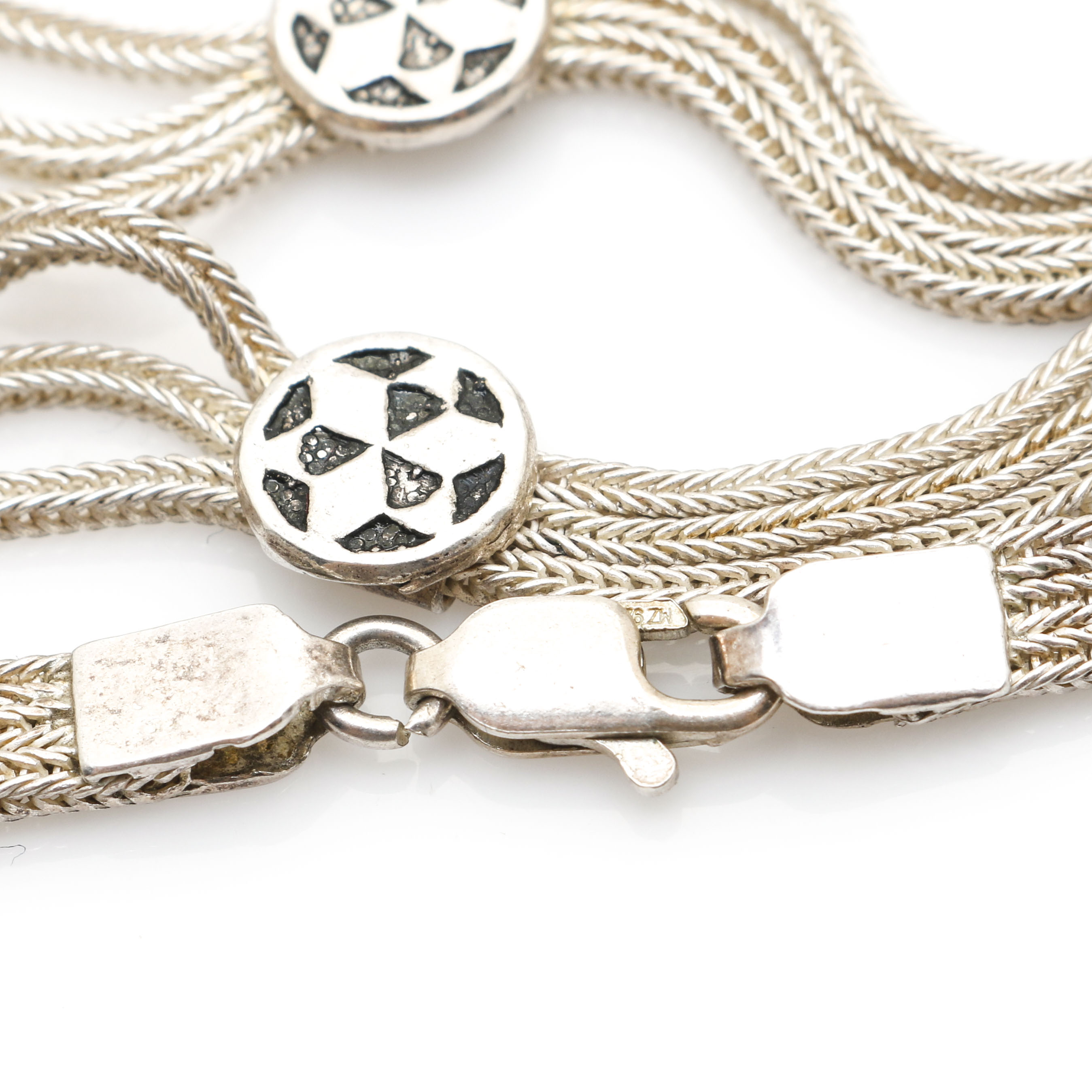 Sterling Silver Necklace and Bracelet Set