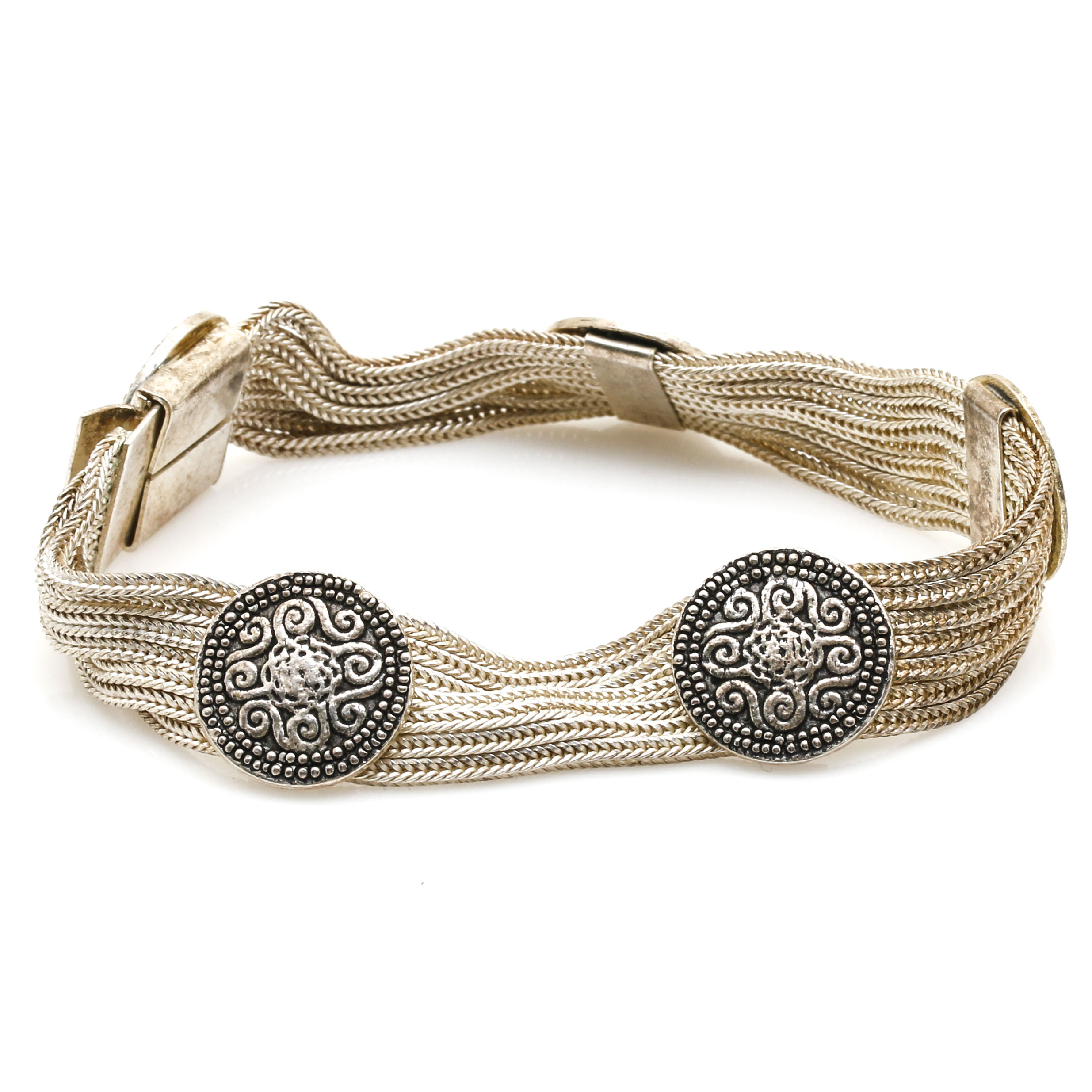 Sterling Silver Necklace and Bracelet Set