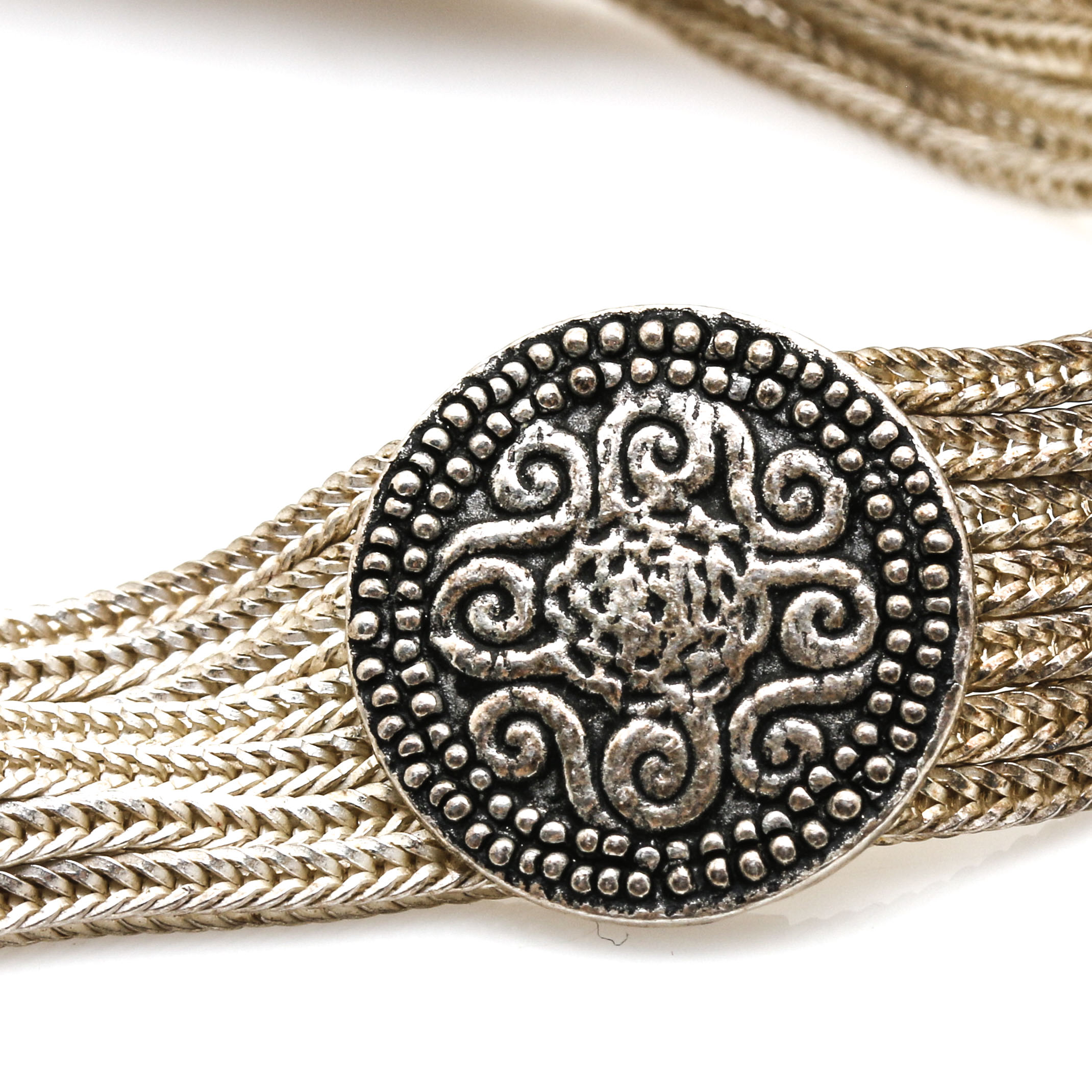 Sterling Silver Necklace and Bracelet Set