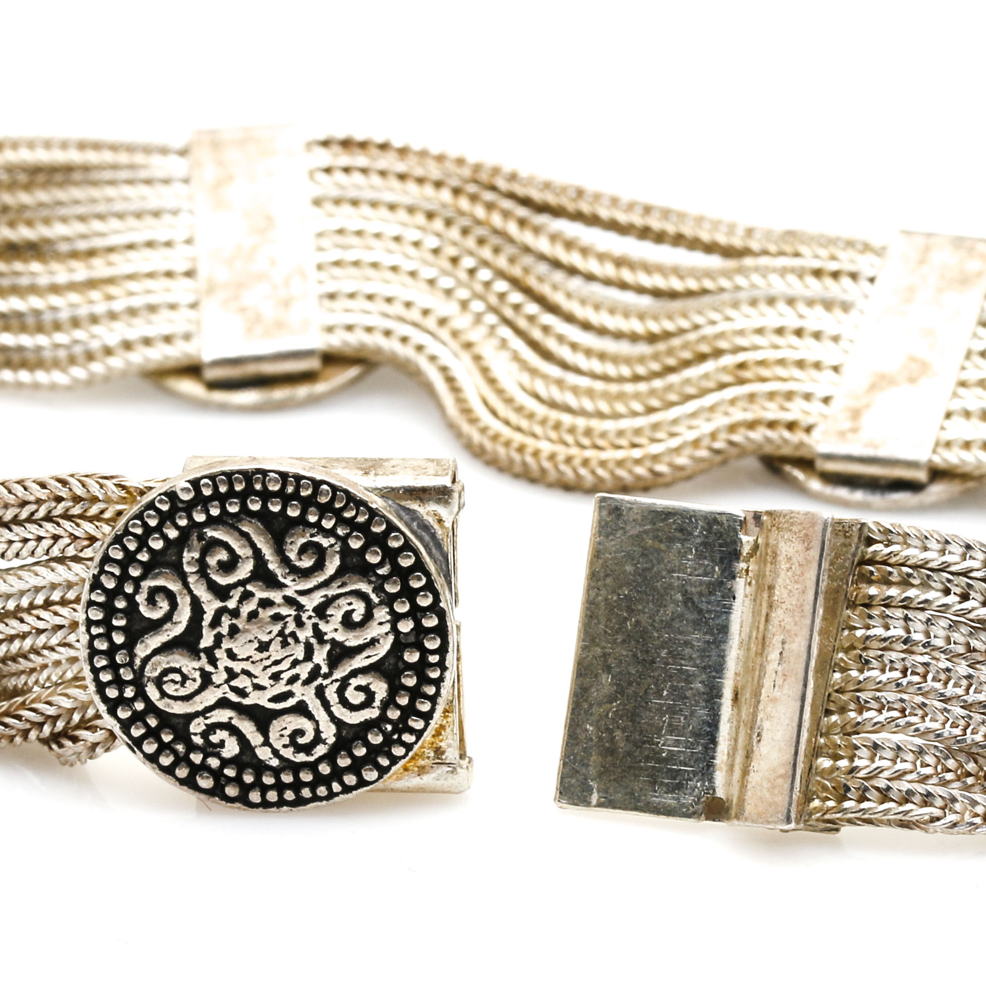 Sterling Silver Necklace and Bracelet Set