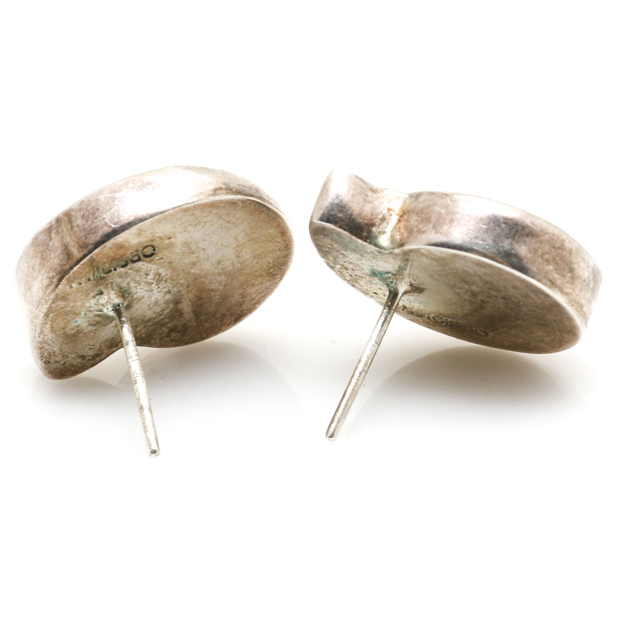 Sterling Silver Pieces With Ammonite and Various Gemstones