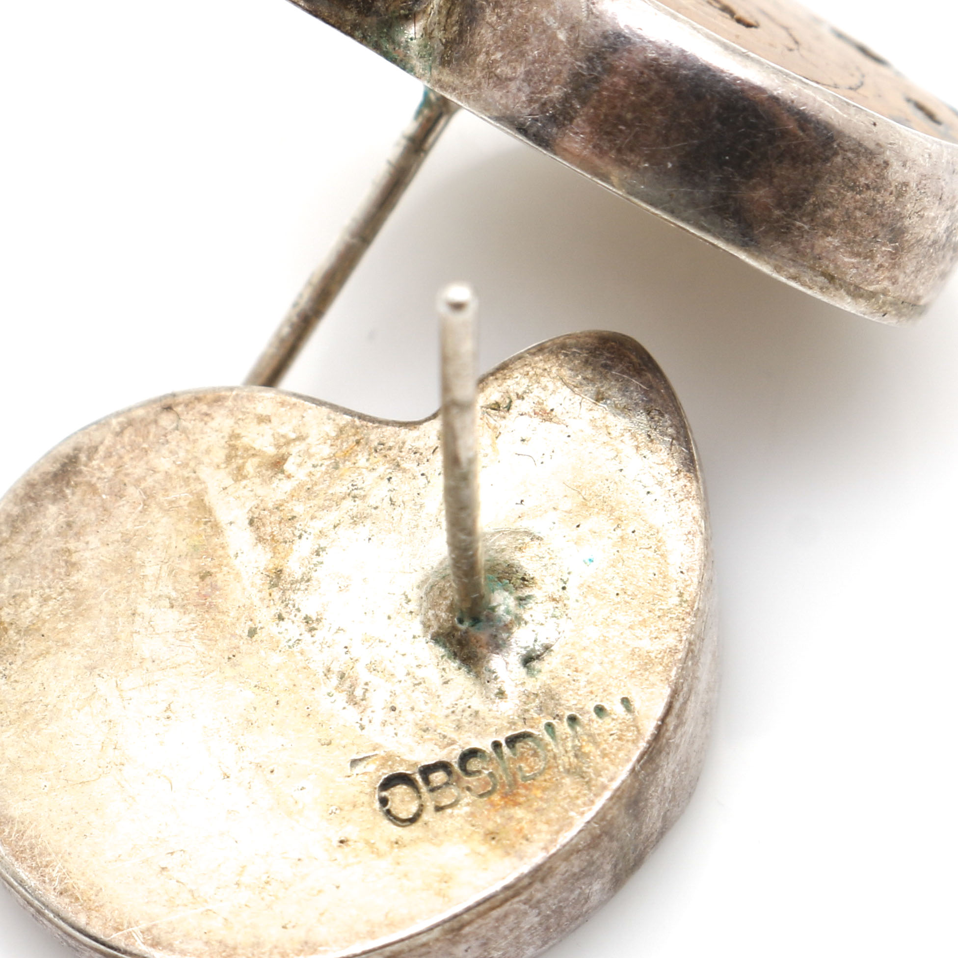 Sterling Silver Pieces With Ammonite and Various Gemstones