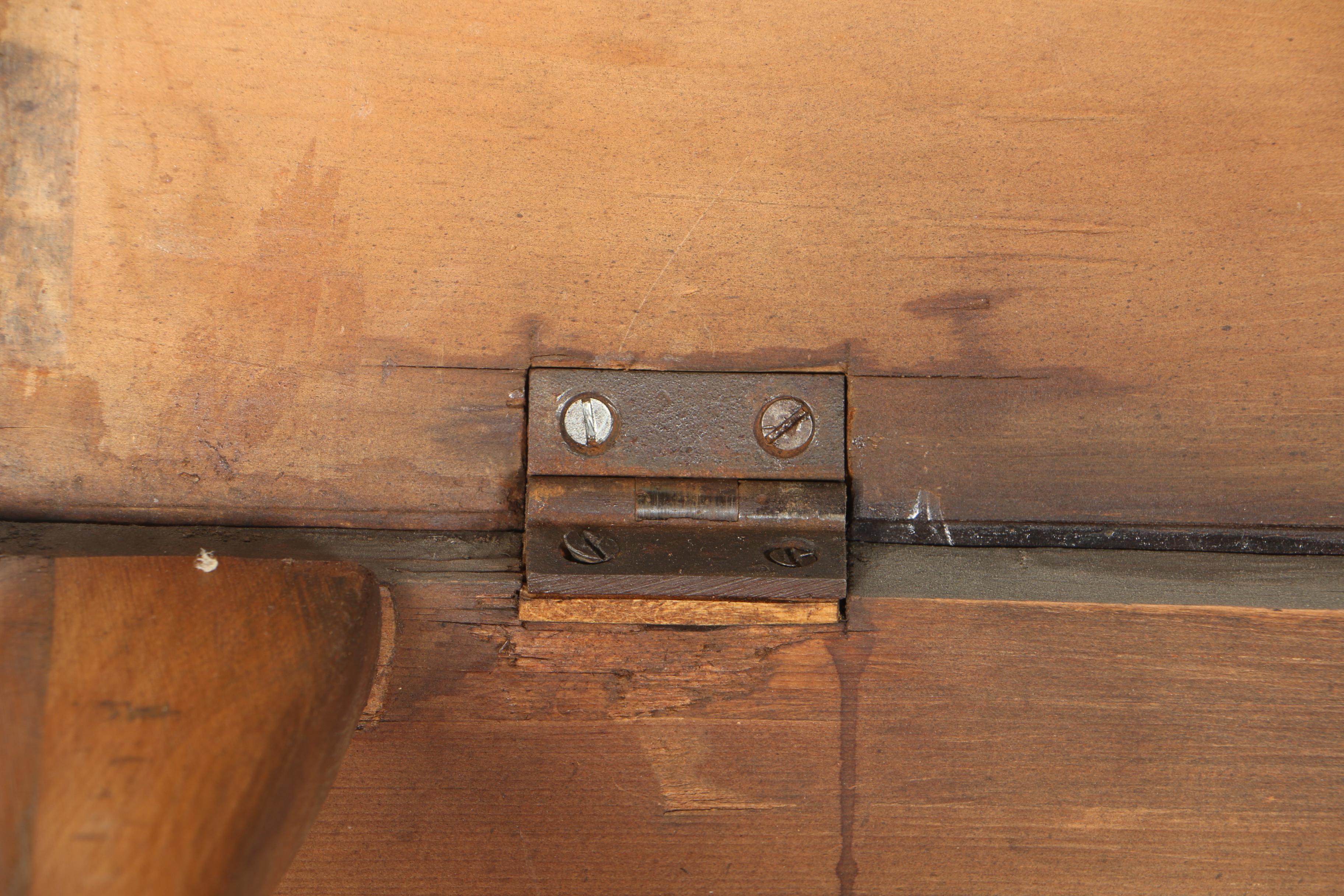 19th Century Pine Commode in the Form of Chest of Drawers