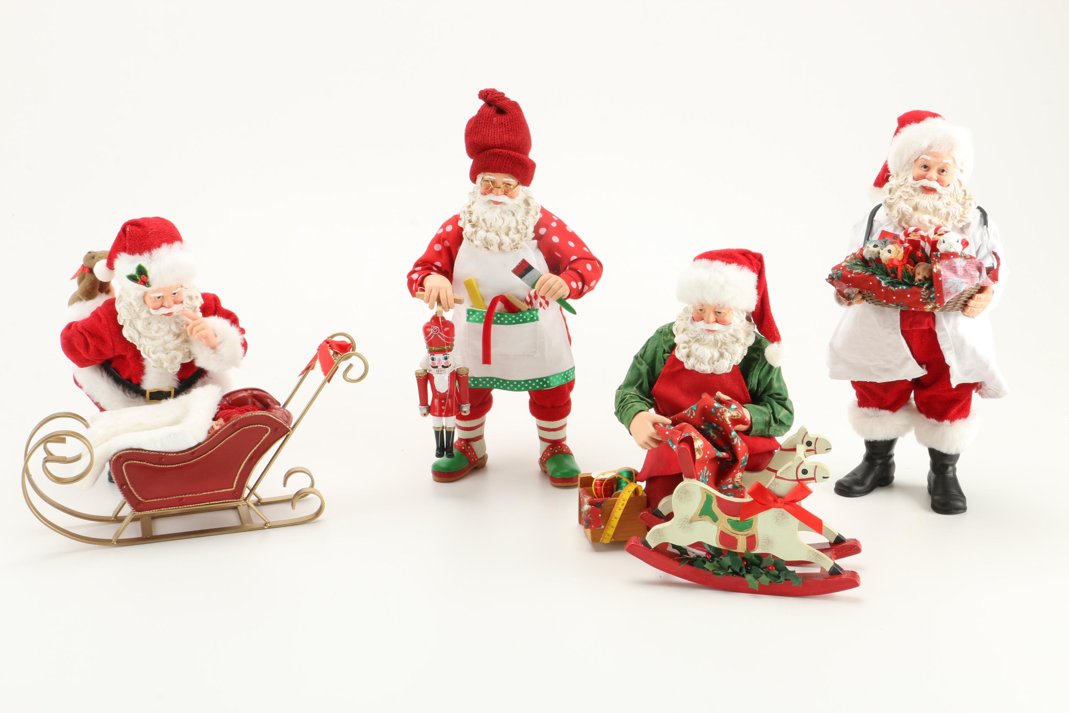 "Possible Dream" Department 56 Santa Claus Figurines
