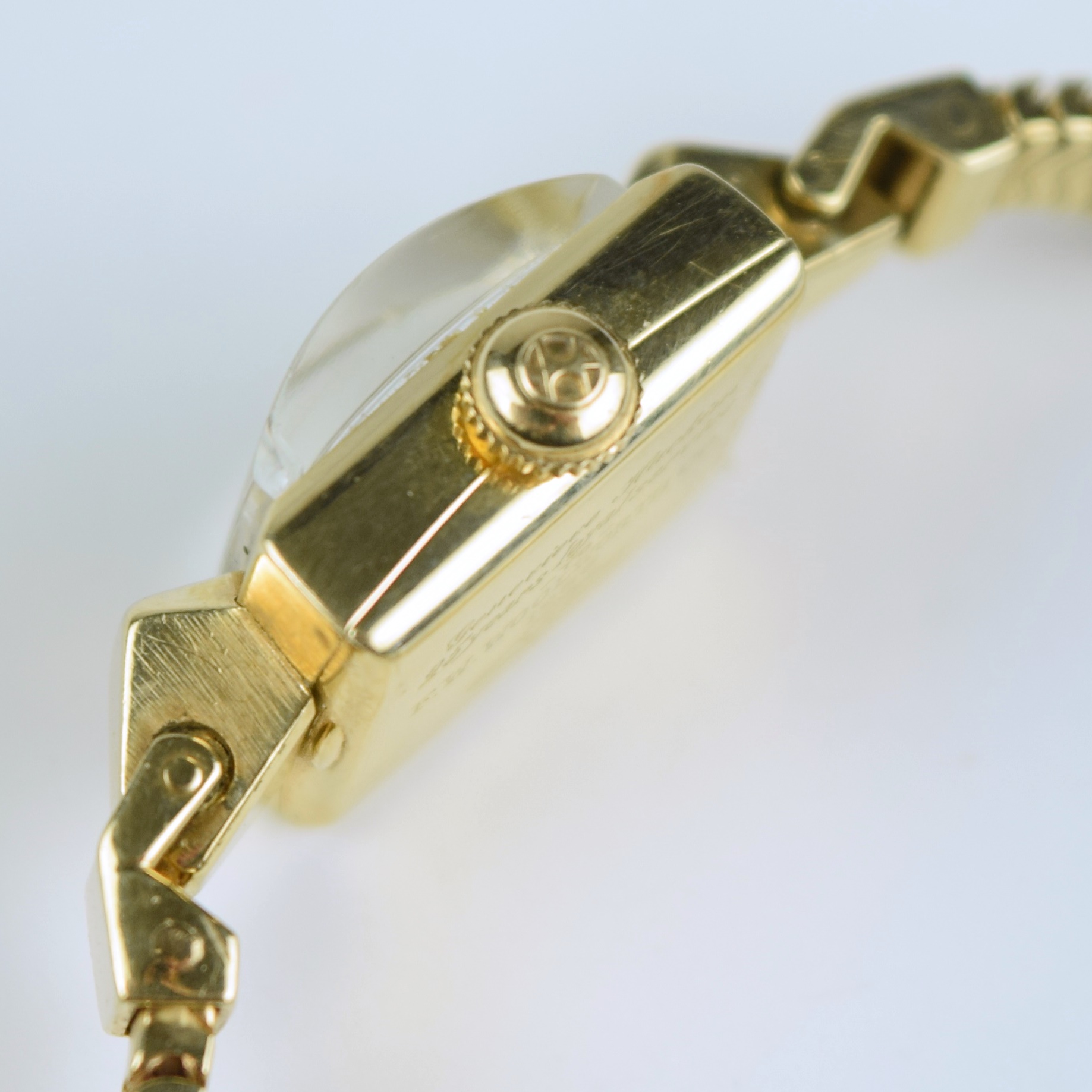 Women's 1956 Vintage 14K Yellow Gold Hamilton Watch Bracelet