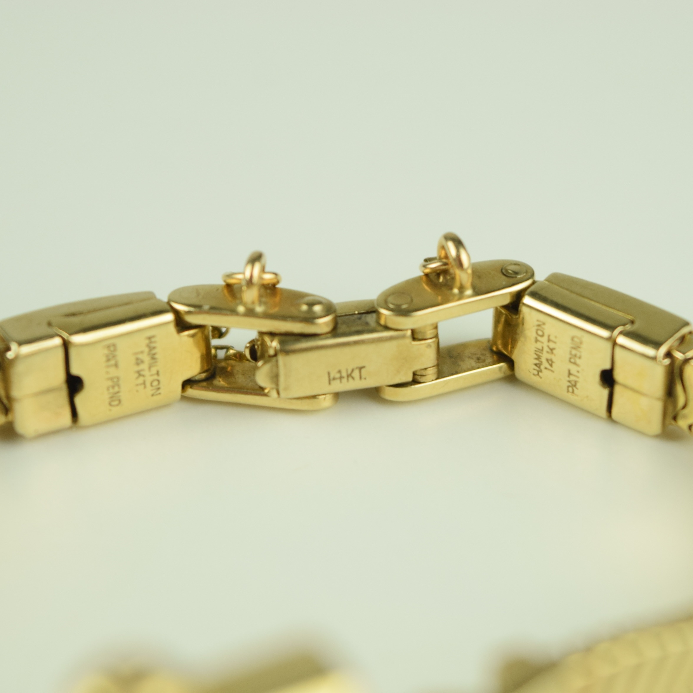 Women's 1956 Vintage 14K Yellow Gold Hamilton Watch Bracelet